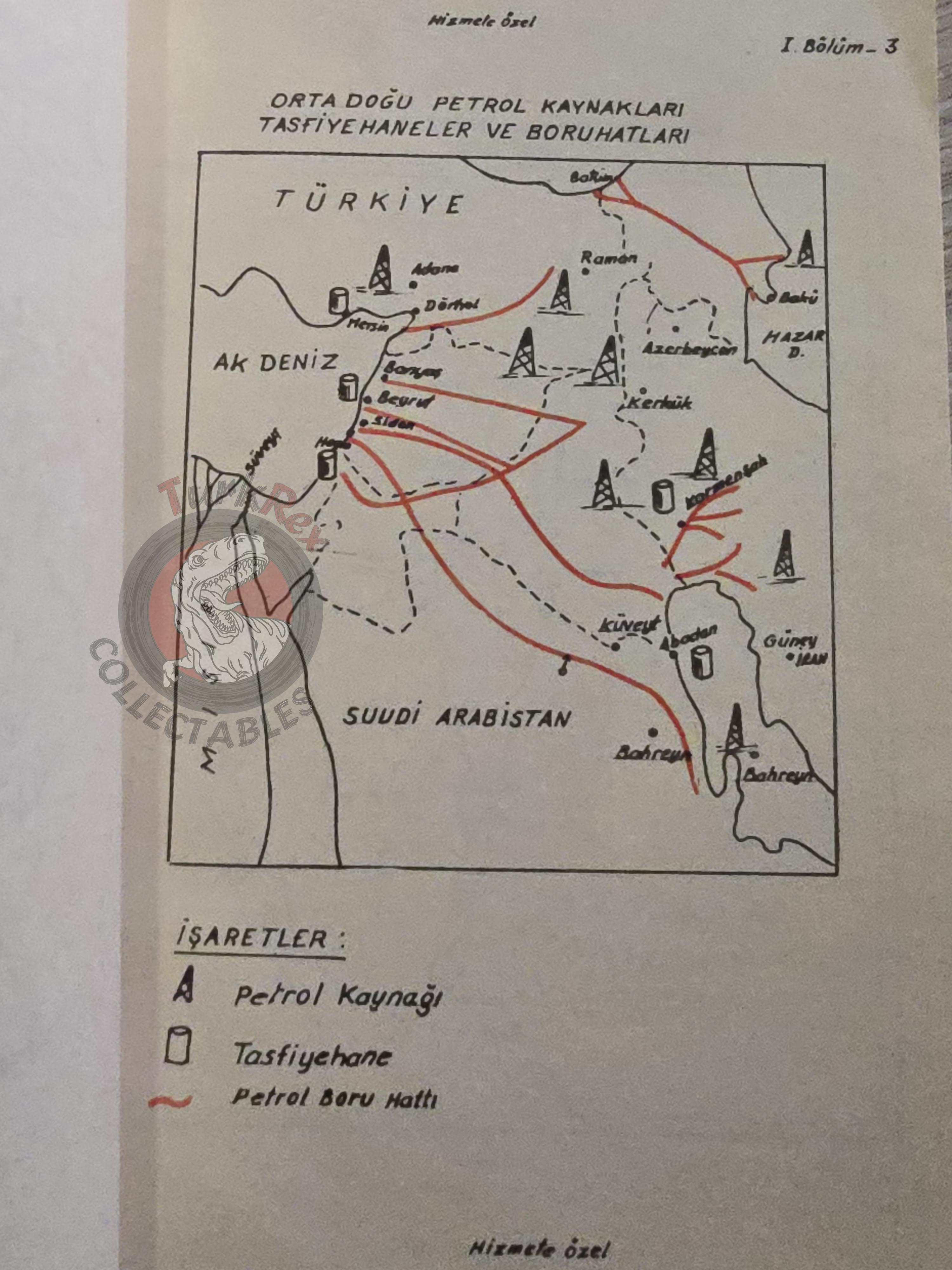 Arab Israeli Conflict Wars 1968 Turkish Book Turkey with Maps Military Israel Middle East