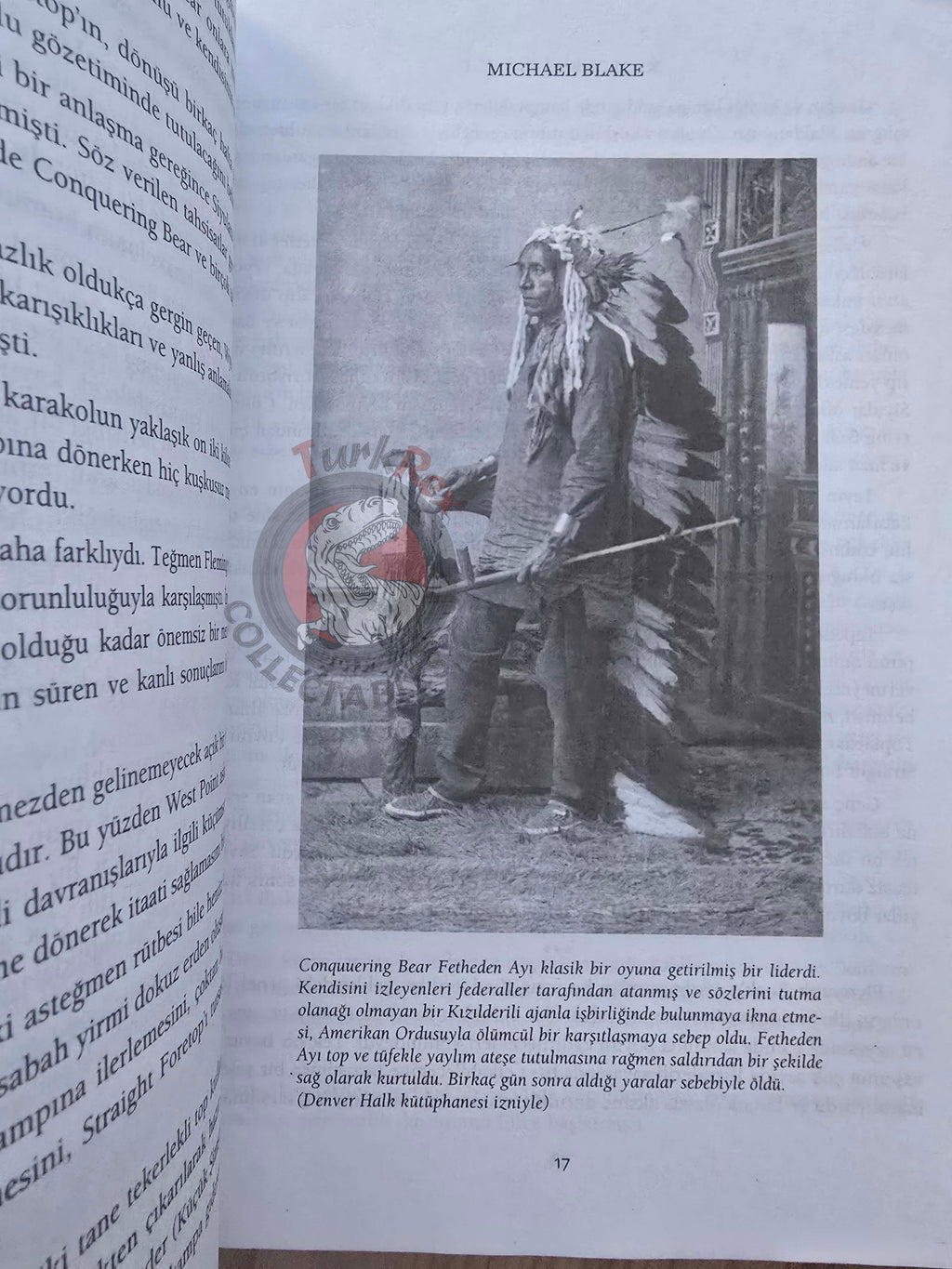 Michael Blake – Indian Yell 2008 1st Turkish Book Turkey