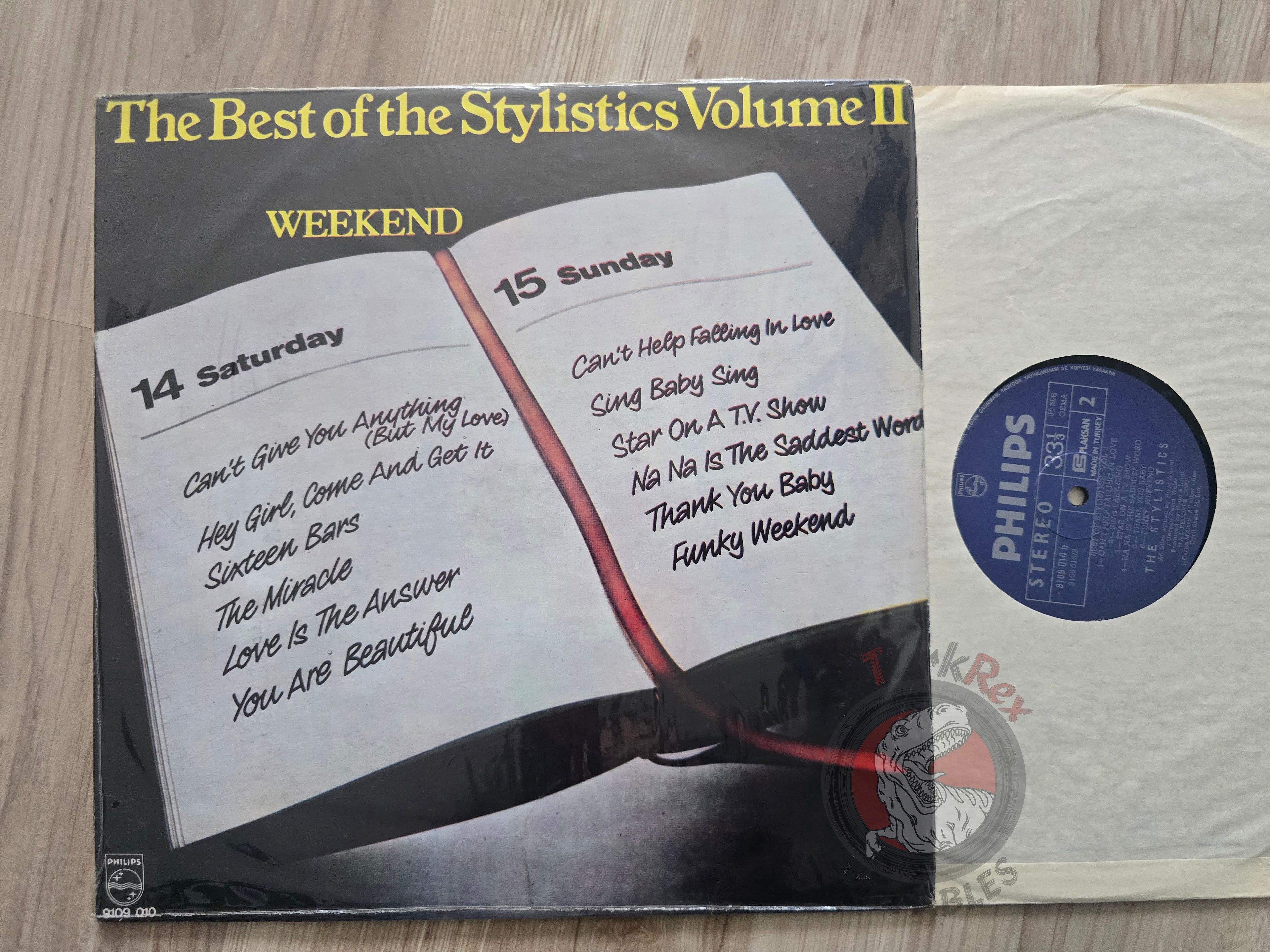 The Stylistics – The Best Of The Stylistics Volume II  Turkish Pressing Vinyl Turkey Edition