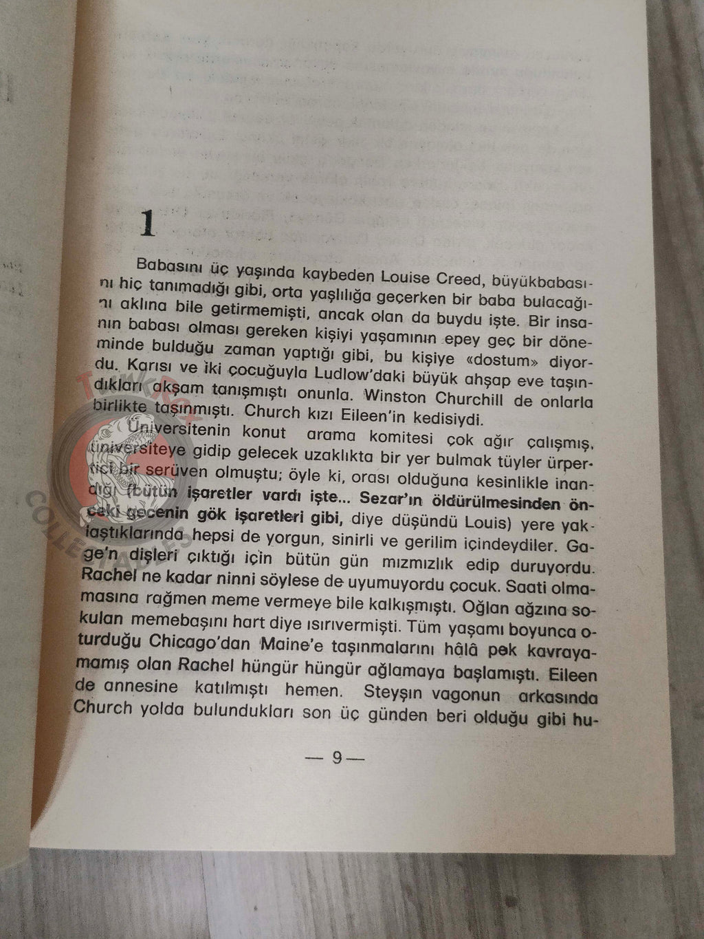 Stephen King – Pet Sematary 1984 1st Turkish Book Turkey