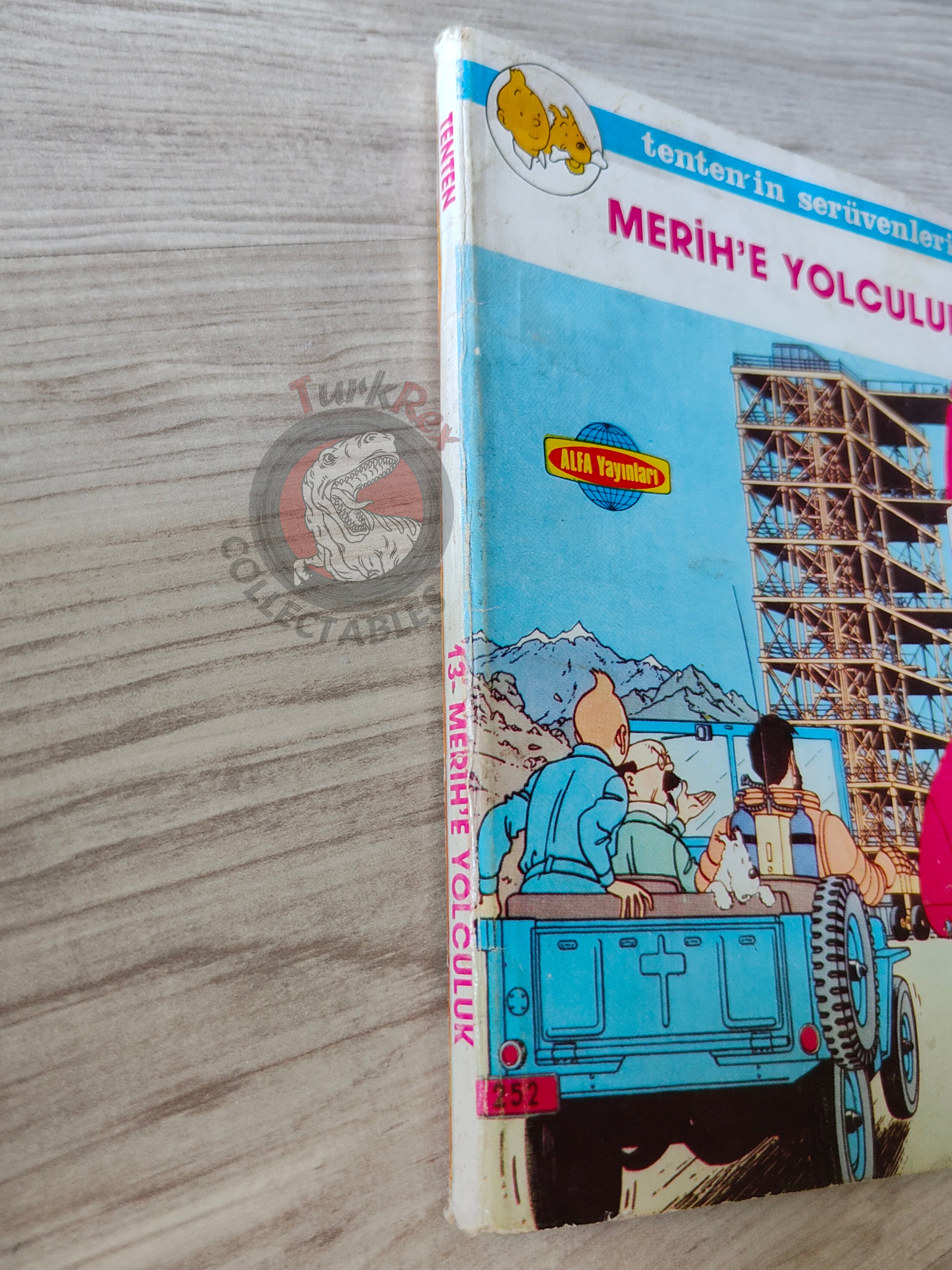 Tintin – Destination Moon mid 1980s Turkish Edition Comic Turkey 2