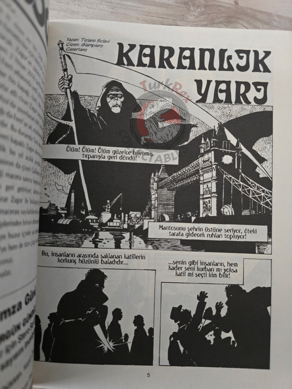 Dylan Dog #15 2016 Turkish Comic Turkey #113 La metà oscura