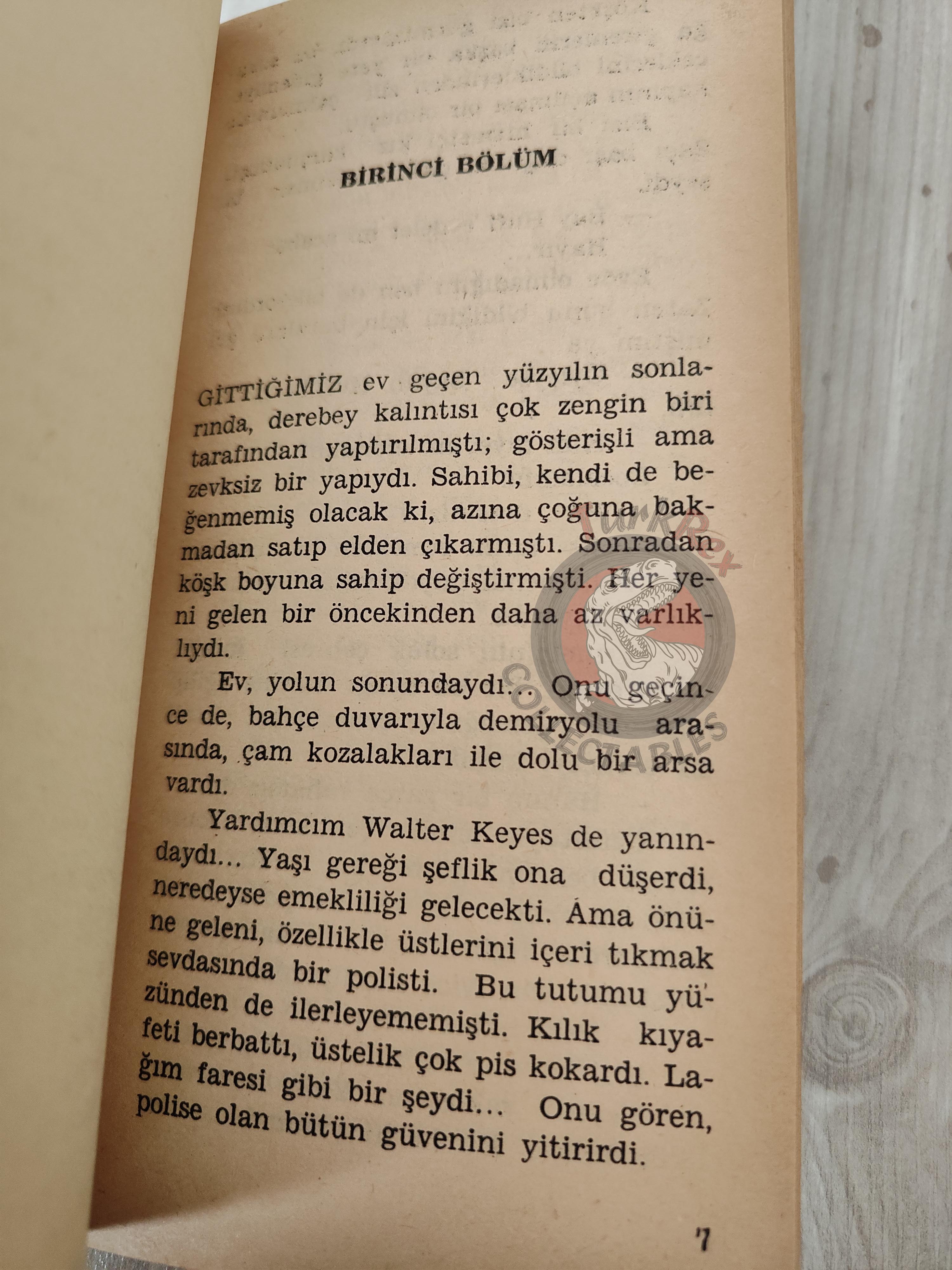 Frédéric Dard – Les Bras de la Nuit 1974 1st Turkish Book Turkey