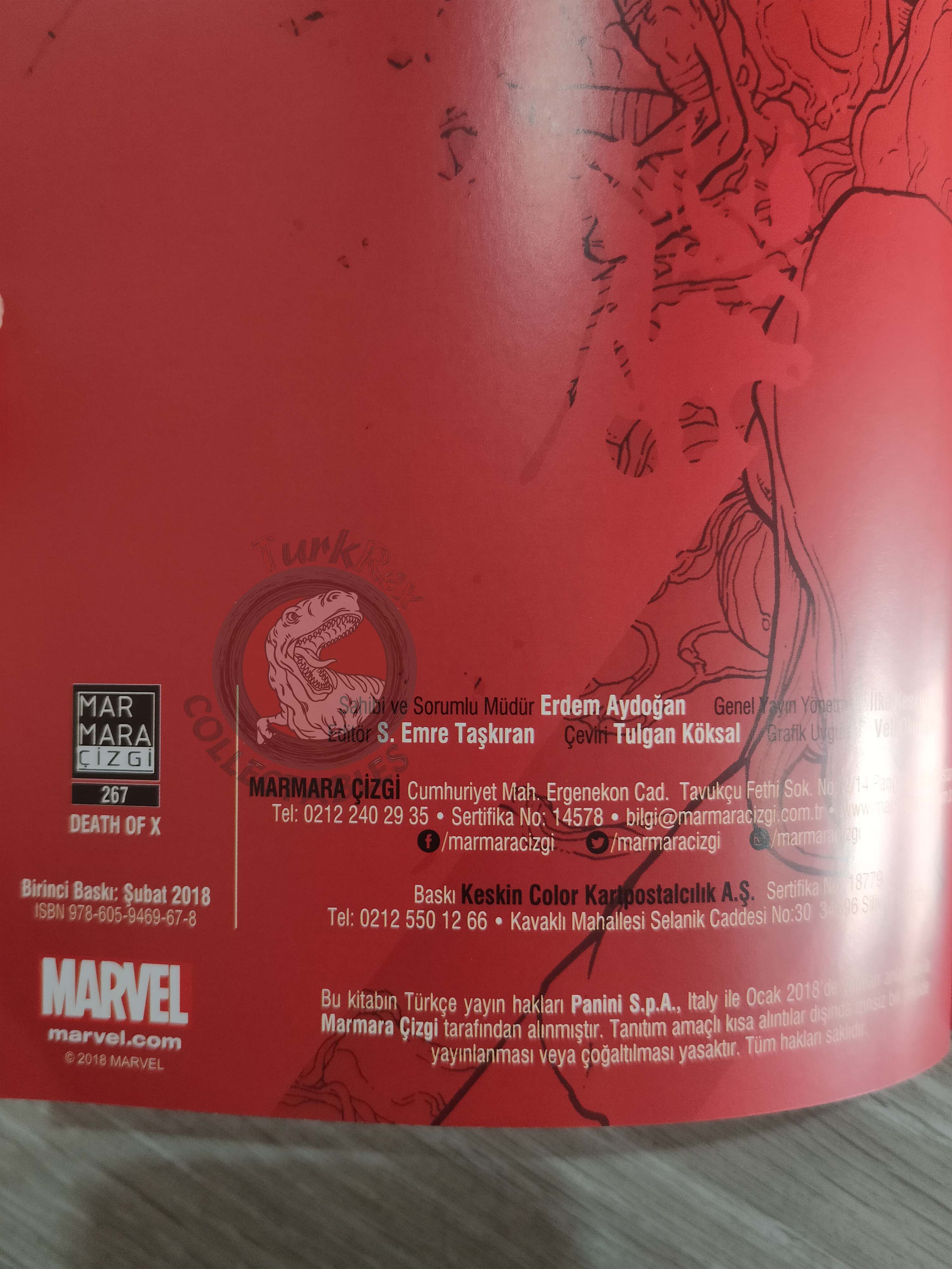 Death of X #1 - #4 2018 Turkish Comic Turkey X-Men