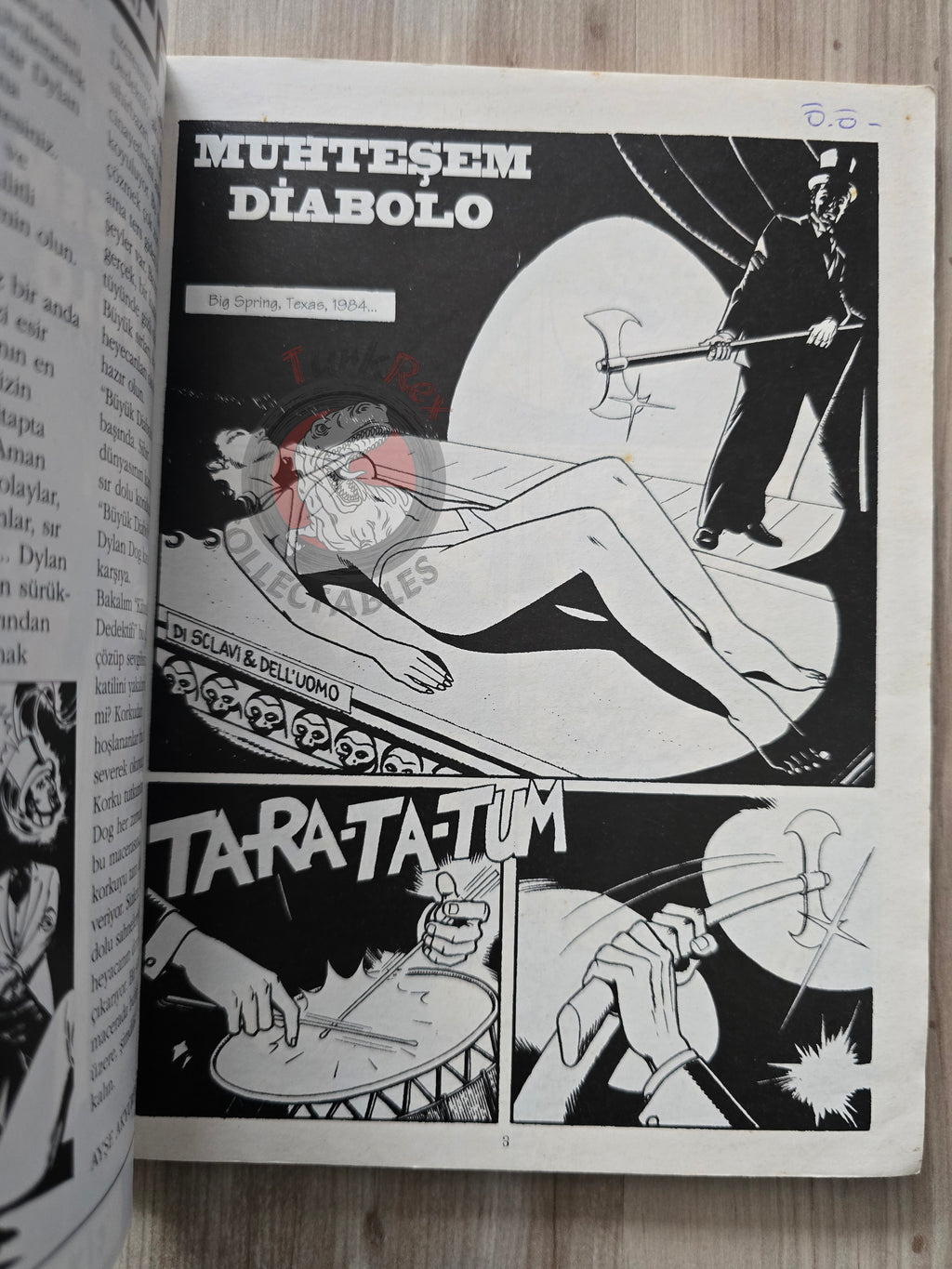 Dylan Dog #9 1997 Turkish Comic Turkey #11 Diabolo il grande