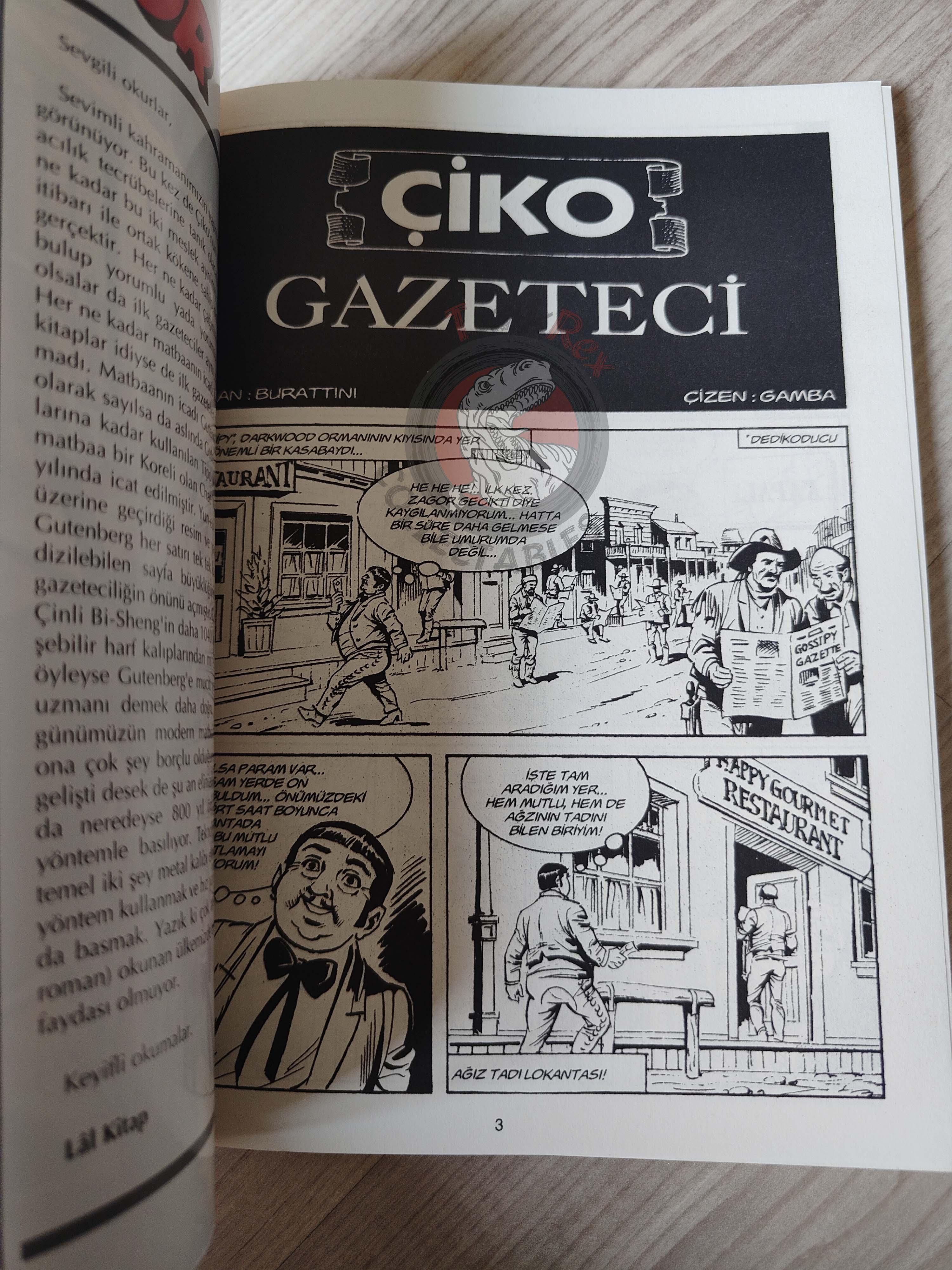 Zagor Cico #51 2006 Cico Giornalista Turkish Comic Turkey #19
