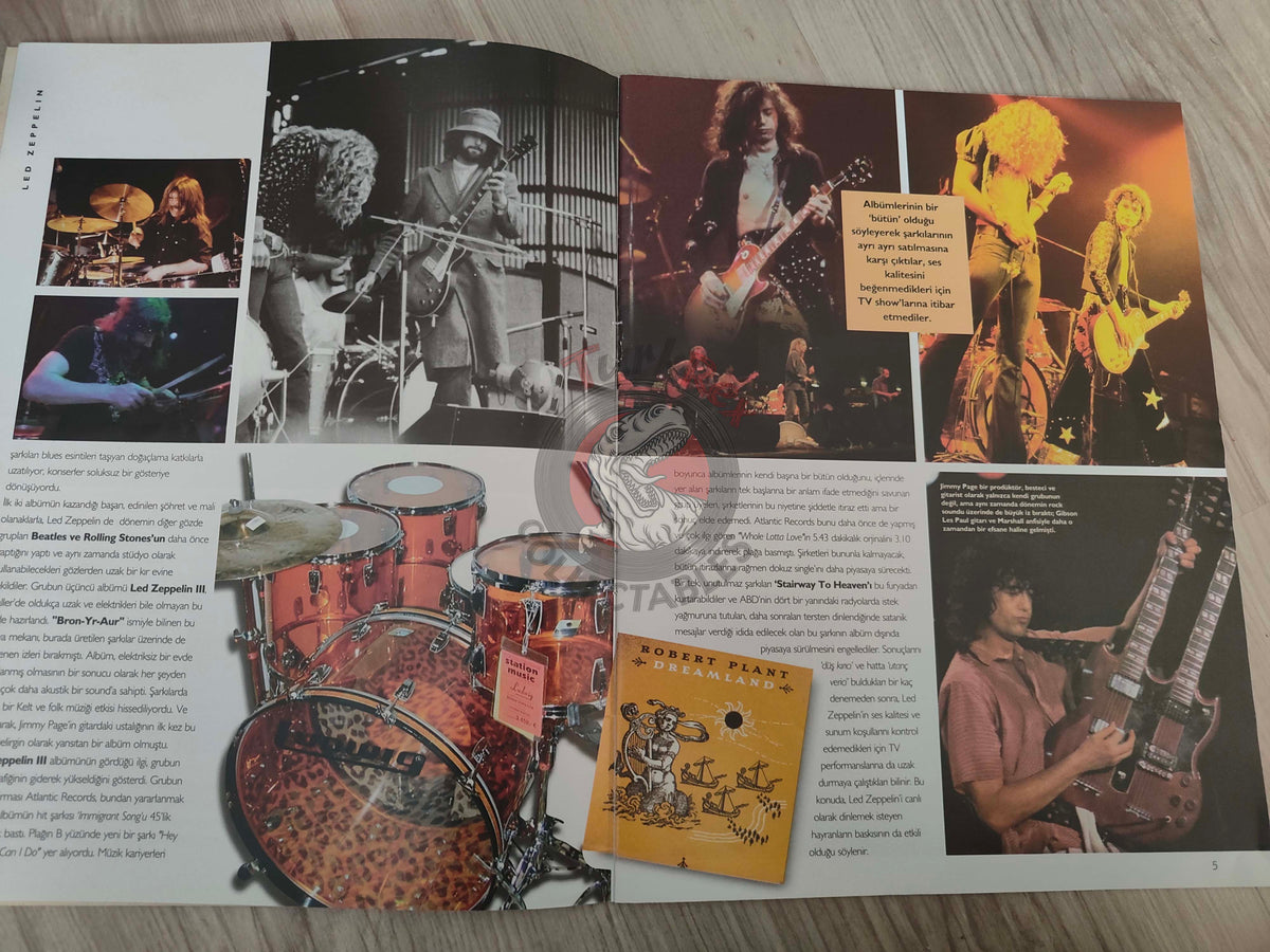DVD Classics 2004 Led Zeppelin Bio Special Issue Turkish Mag Turkey
