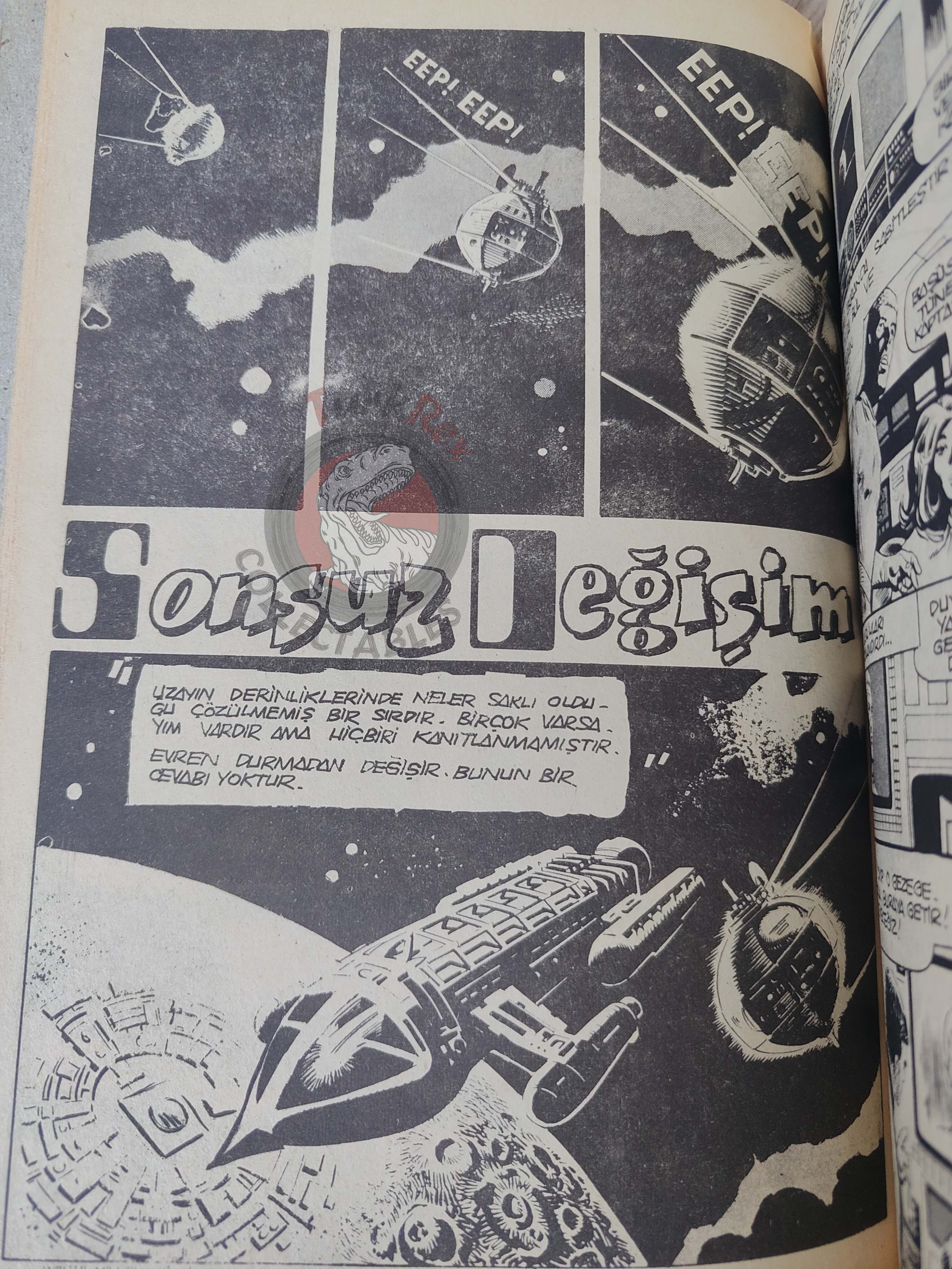 Space: 1999 #1 70s Turkish Comic Turkey #4 #6 #7 A Lonely Emperor Eerie #33