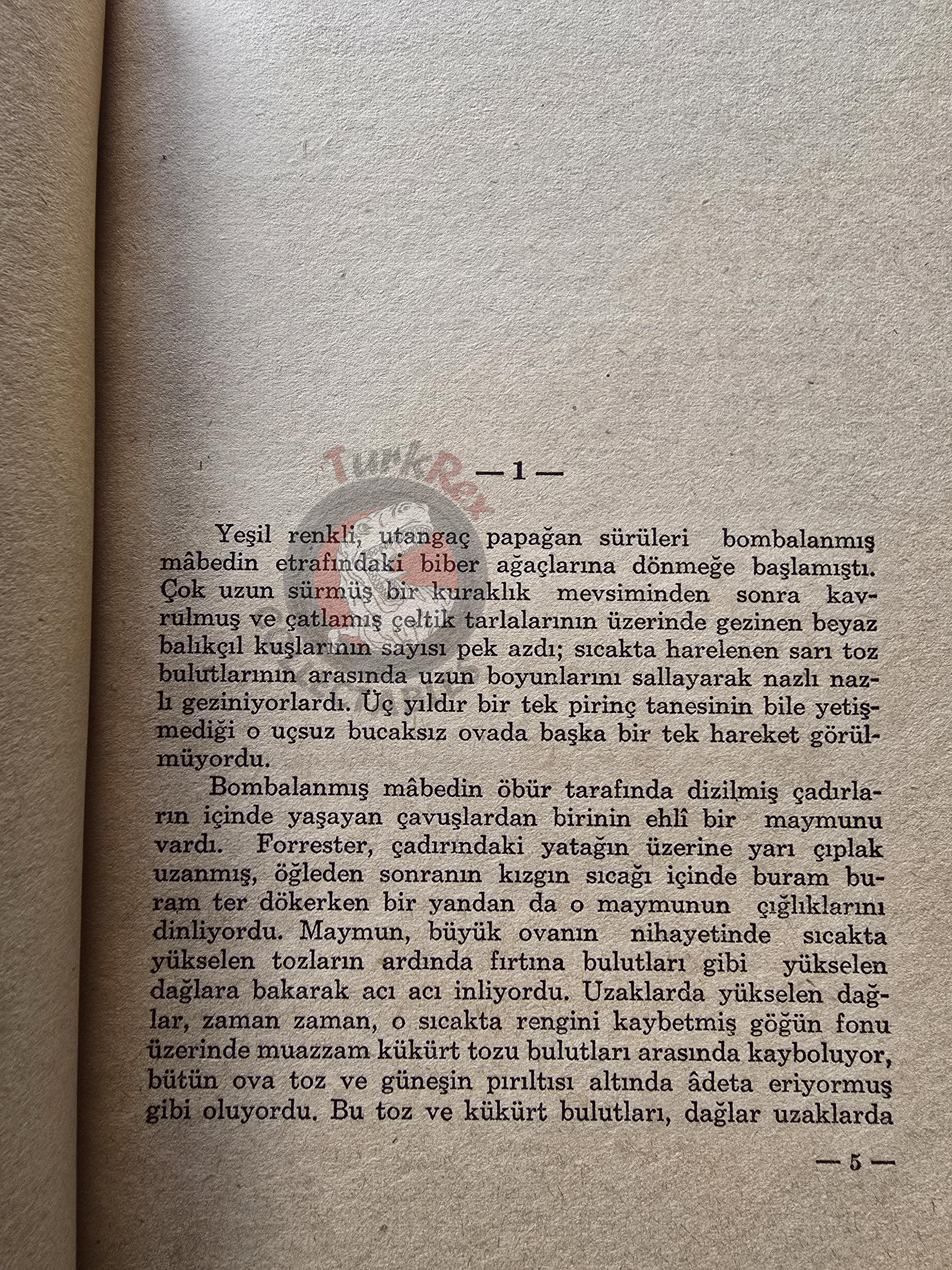 H. E. Bates – The Purple Plain 1955 1st Turkish Book Turkey