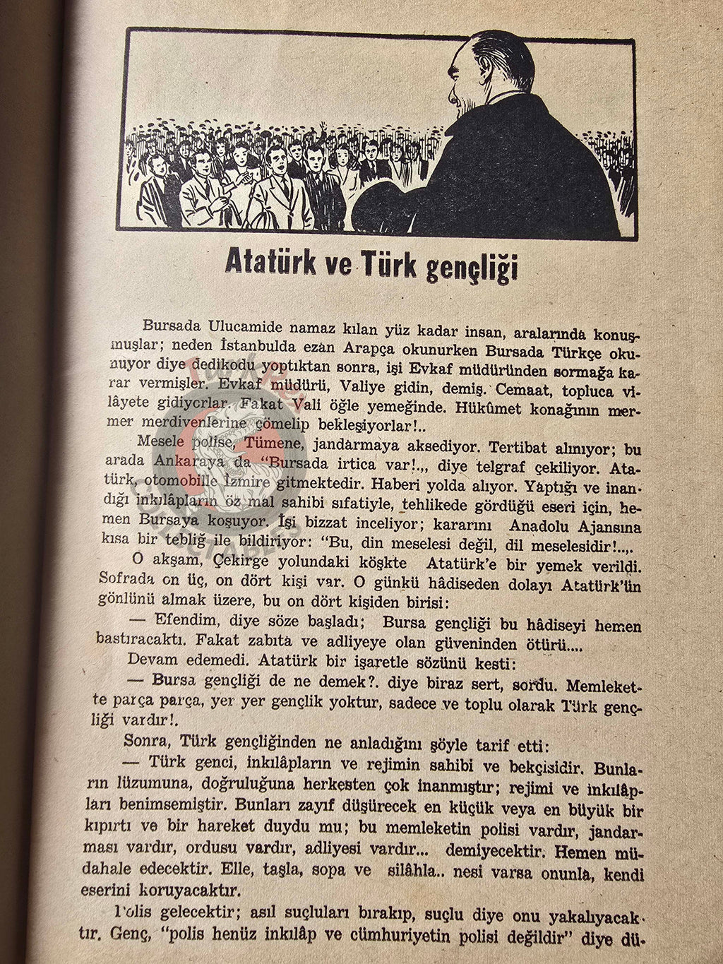 Rıza Ruşen Yücer – A Few Anecdotes and Memories of Atatürk 1947 Turkish Book Turkey