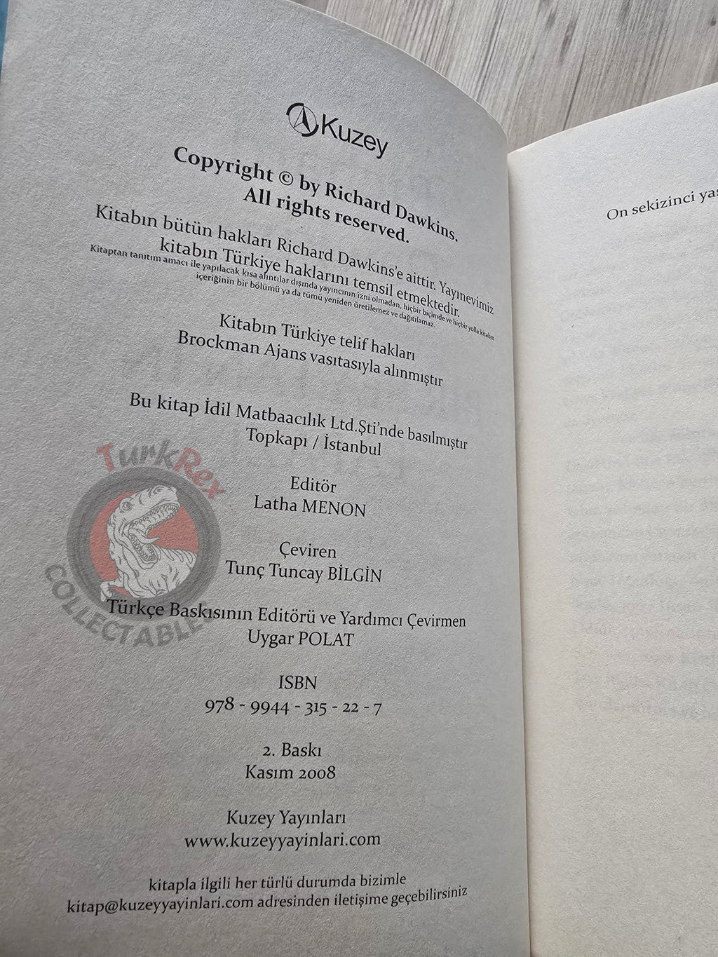 Richard Dawkins – A Devil's Chaplain 2008 Turkish Book Turkey
