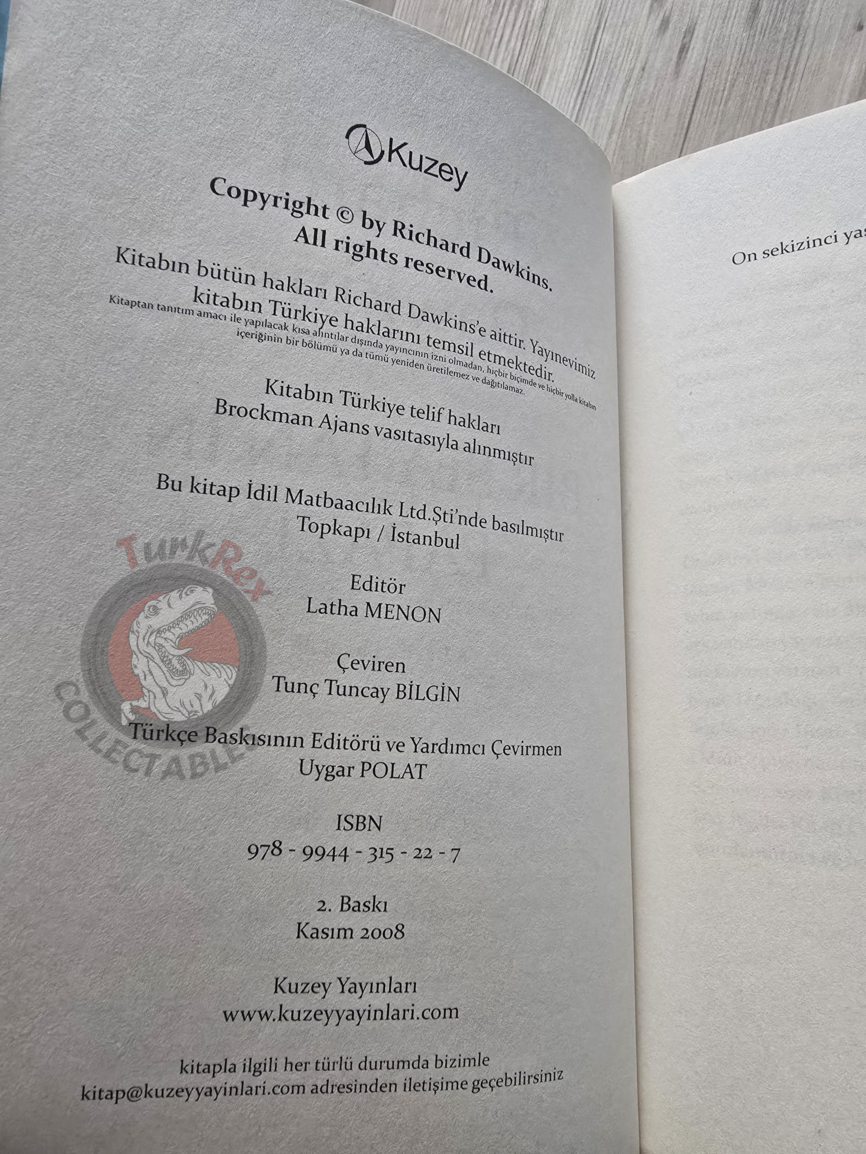 Richard Dawkins – A Devil's Chaplain 2008 Turkish Book Turkey