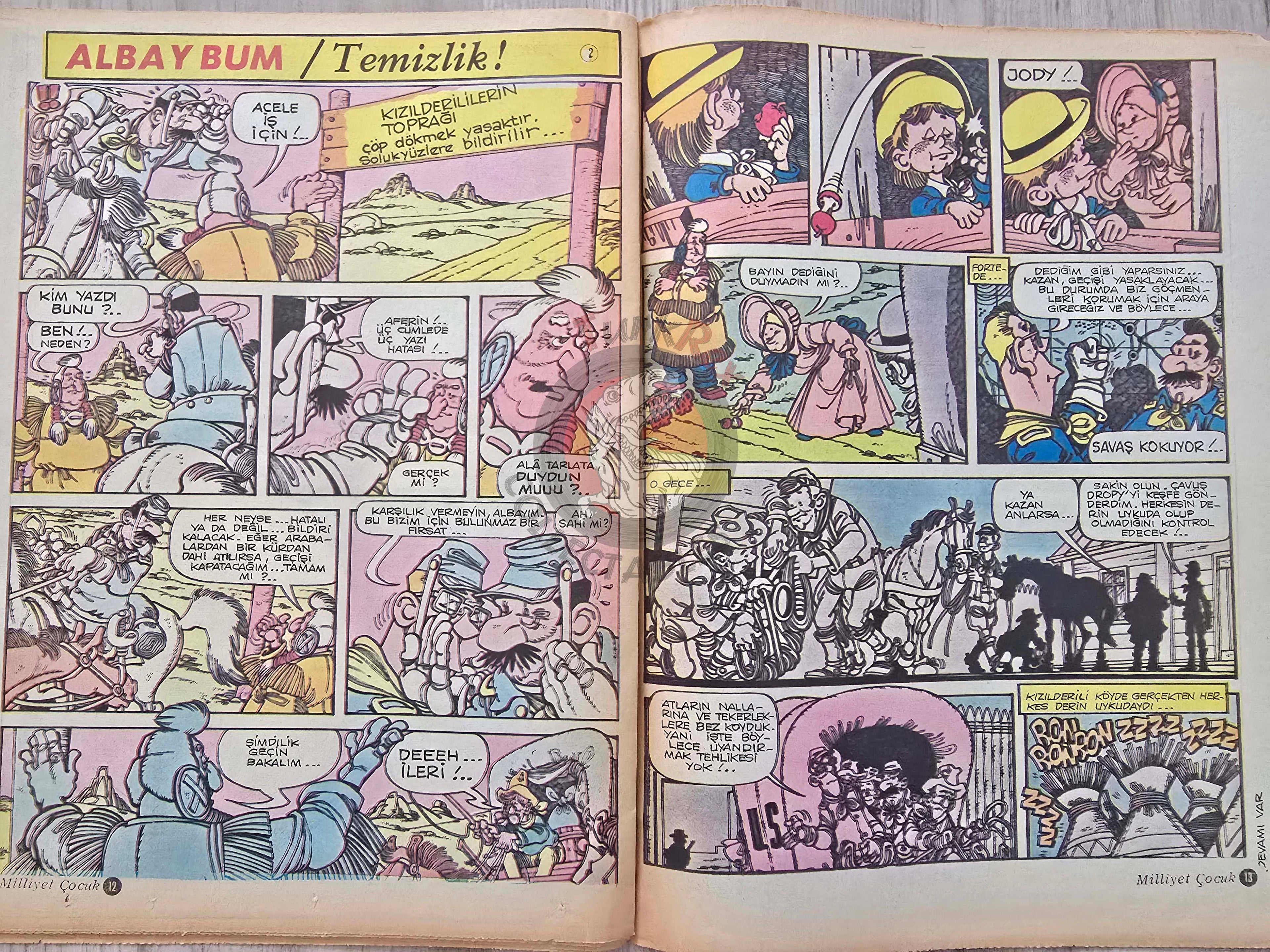 Milliyet Çocuk #65 1974 Turkish Comic Mag Turkey Lucky Luke Michel Vaillant Il Colonnello Caster’Bum
