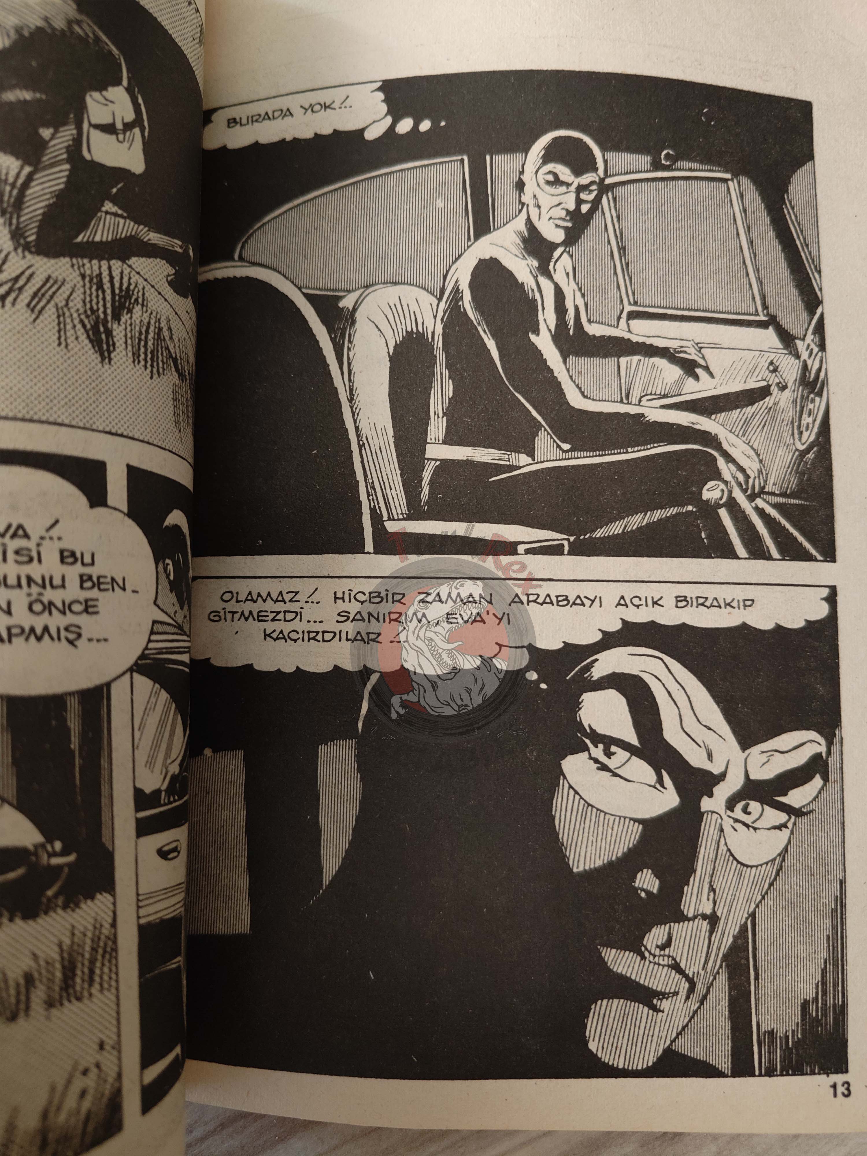 Diabolik #11 1980s Turkish Comic Turkey Angela Giussani