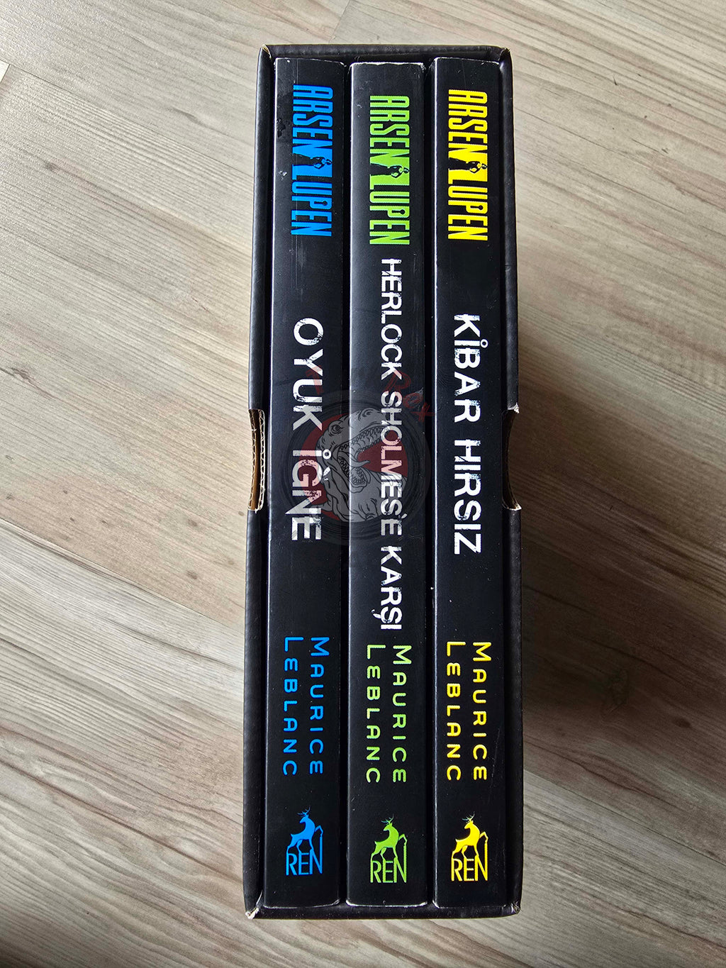 Arsène Lupin Box Set contre Herlock Sholmes Turkish Book Turkey Maurice Leblanc