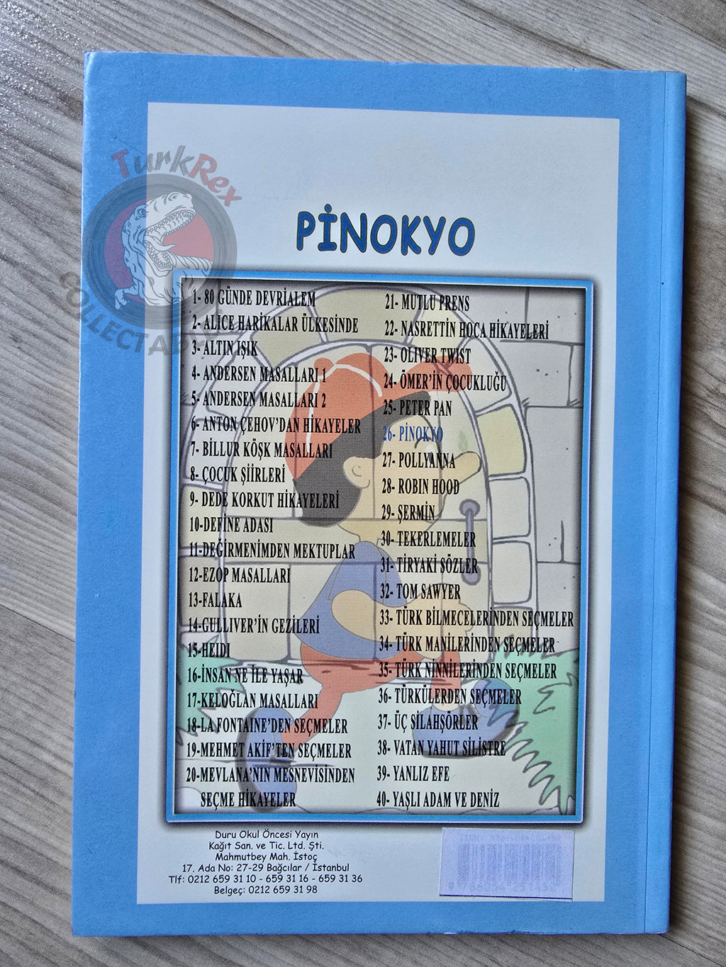 Carlo Collodi – Pinocchio 2010 Turkish Book Turkey