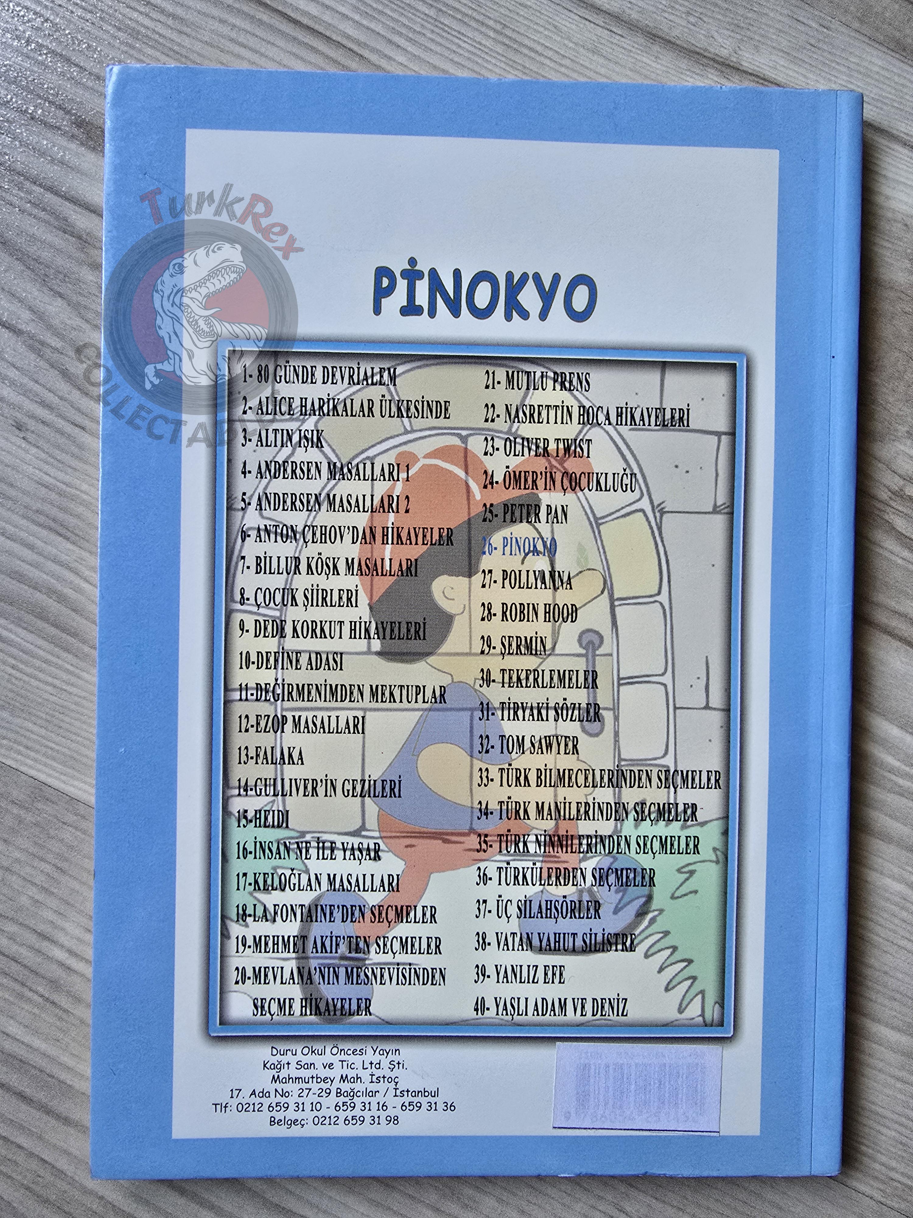 Carlo Collodi – Pinocchio 2010 Turkish Book Turkey