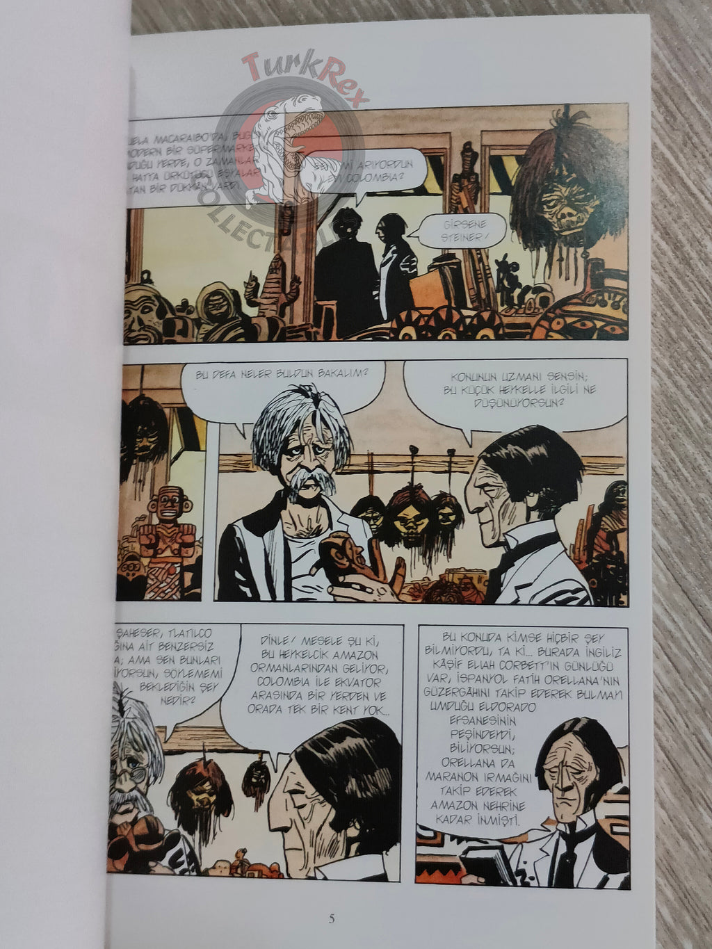 Corto Maltese –  Têtes et Champignons Turkish Comic Turkey