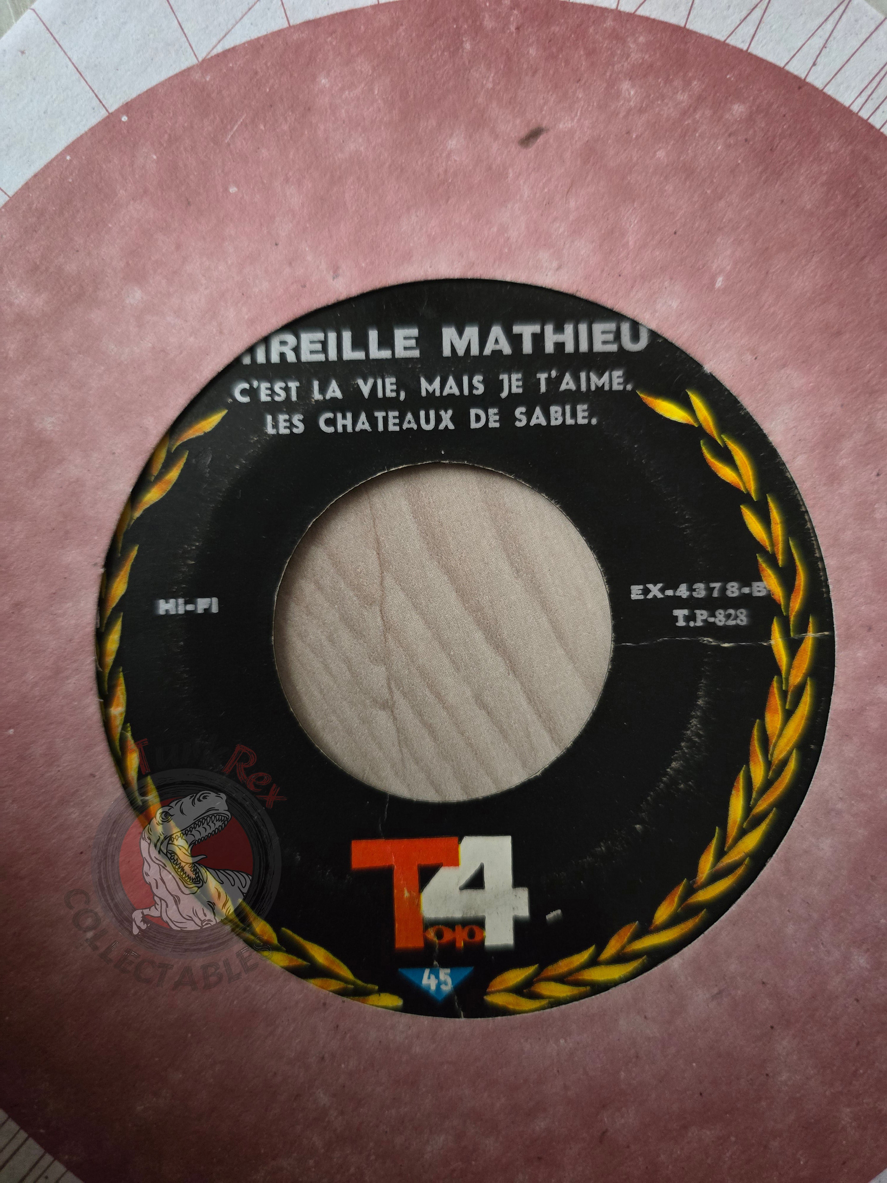 Mireille Mathieu – Pardonne-Moi Ce Caprice D'enfant 7" Iran Pressing Vinyl Iranian Edition