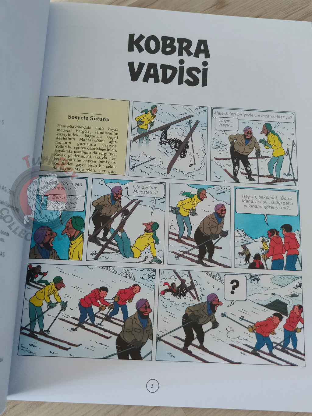 Jo, Zette and Jocko – The Valley of the Cobras Turkish Comic Turkey Herge