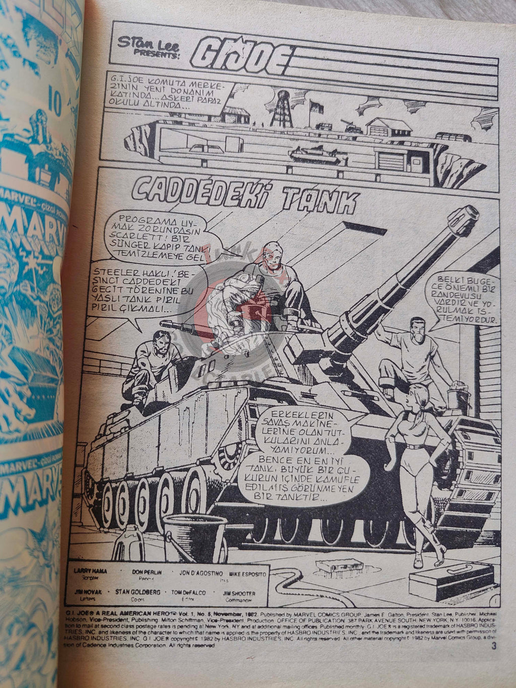 G.I. Joe: A Real American Hero #5 #6 #7 1988 Turkish Comic Turkey