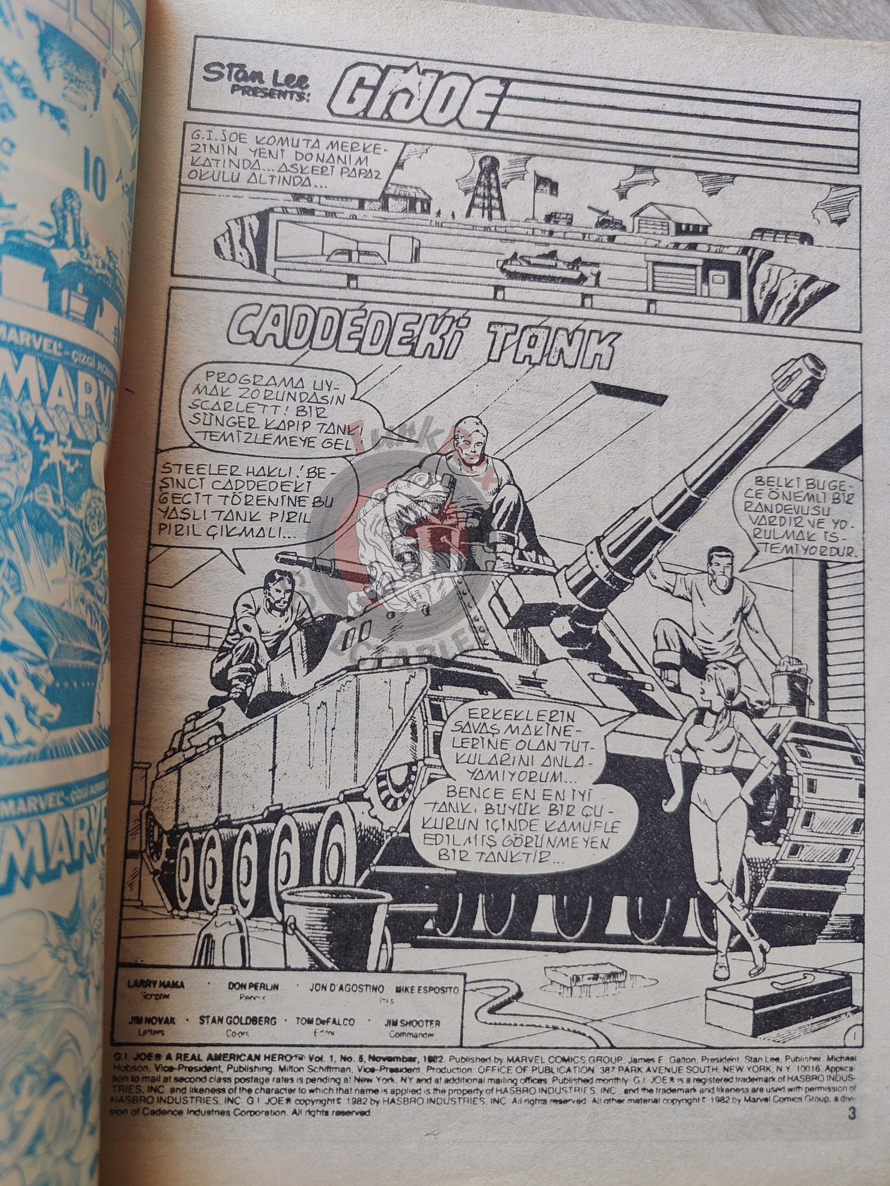 G.I. Joe: A Real American Hero #5 #6 #7 1988 Turkish Comic Turkey