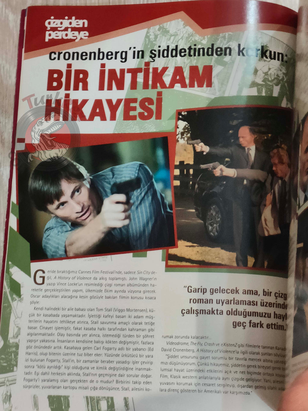 Rodeo Strip 2005 Dylan Dog Turkish Comic Mag Odie Bracy Carlo Ambrosini David Cronenberg