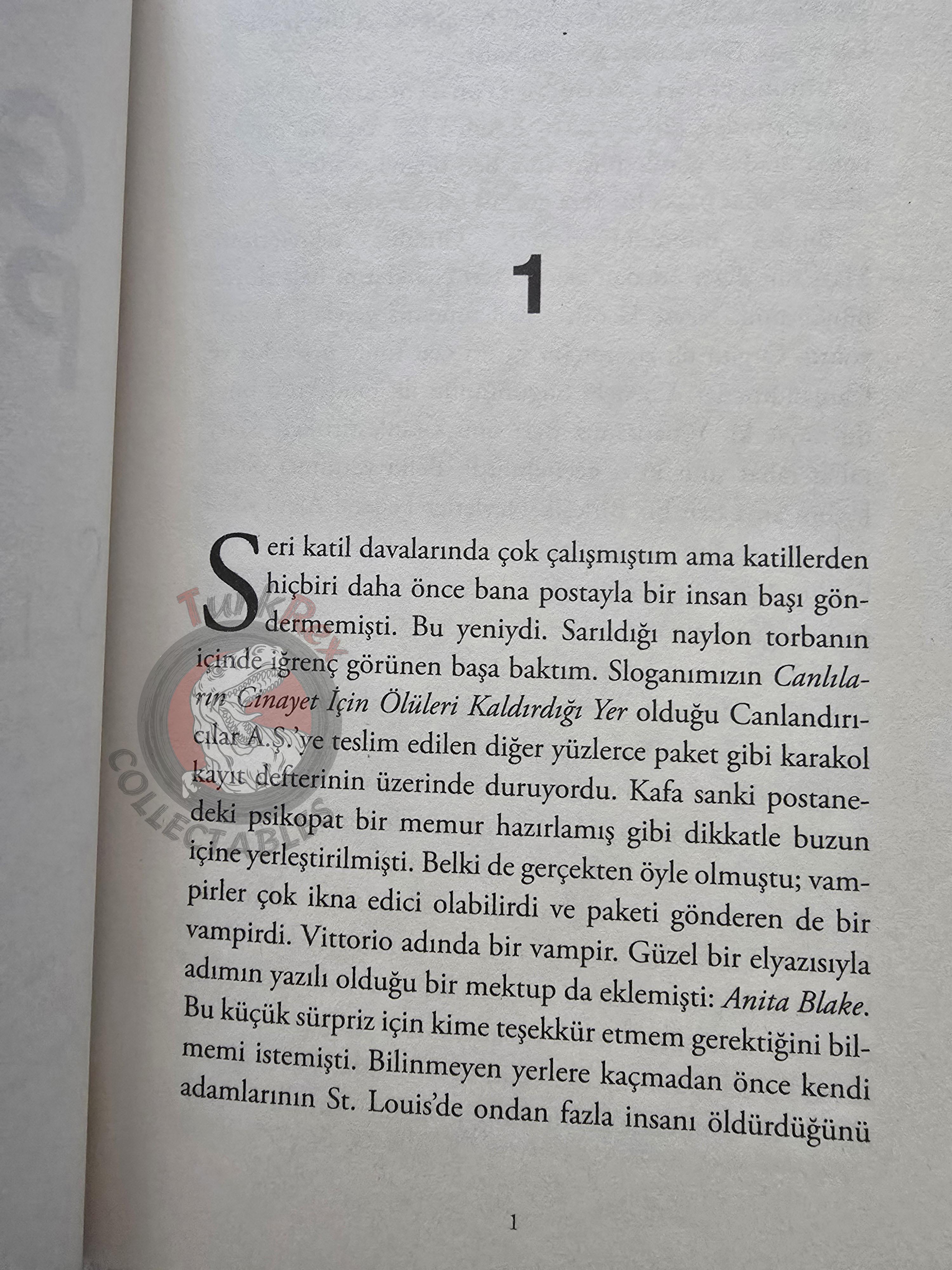 Laurell K. Hamilton – Skin Trade 2012 1st Turkish Book Turkey Anita Blake: Vampire Hunter