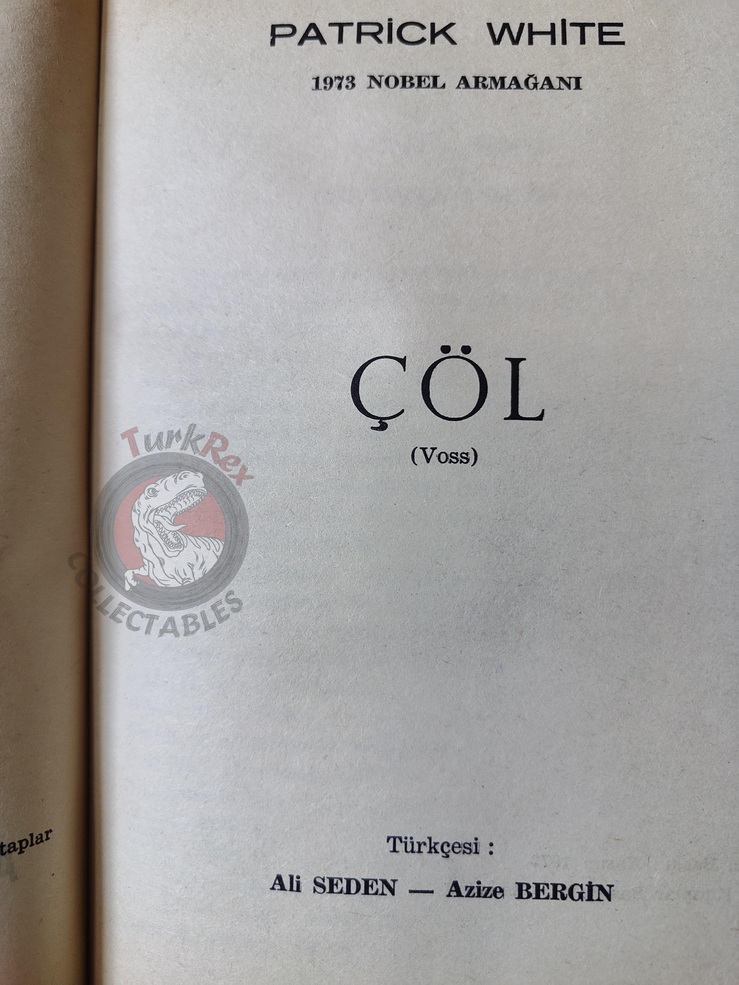 Patrick White – Voss  1973 1st Turkish Book Turkey HC/DJ