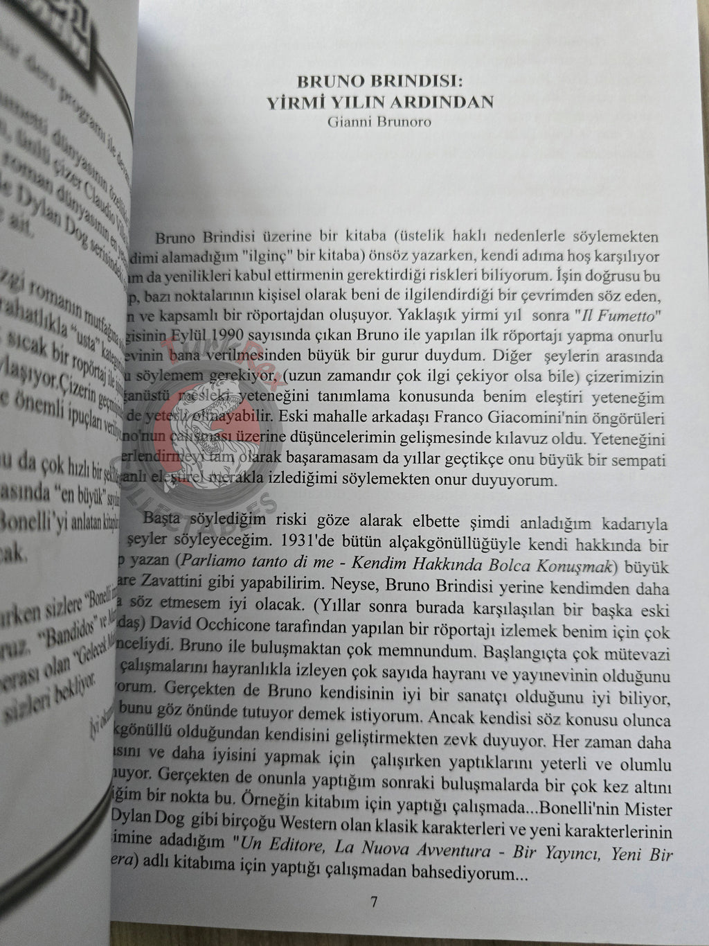 Dylan Dog - Bruno Brindisi -  Davide Occhicone Turkish Book Turkey 1st Edition