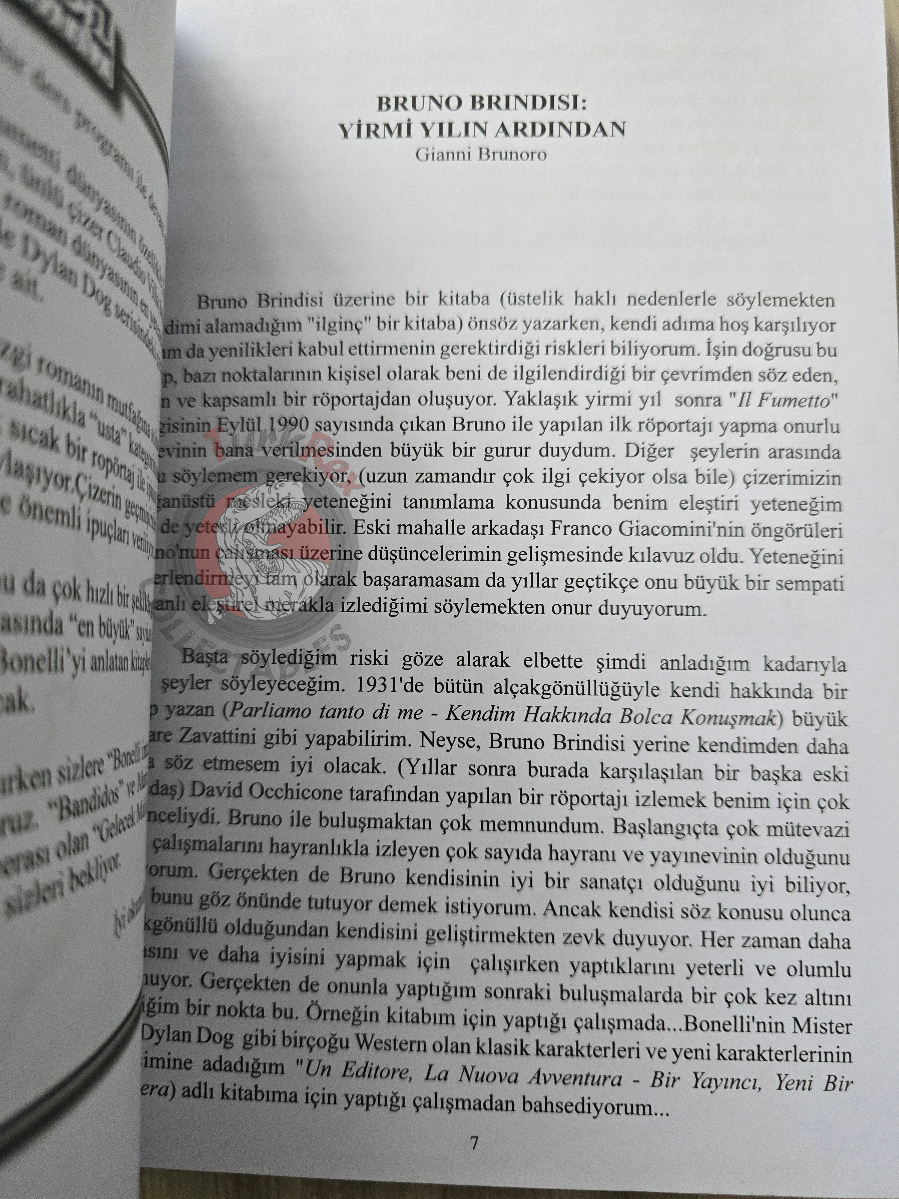 Dylan Dog - Bruno Brindisi -  Davide Occhicone Turkish Book Turkey 1st Edition