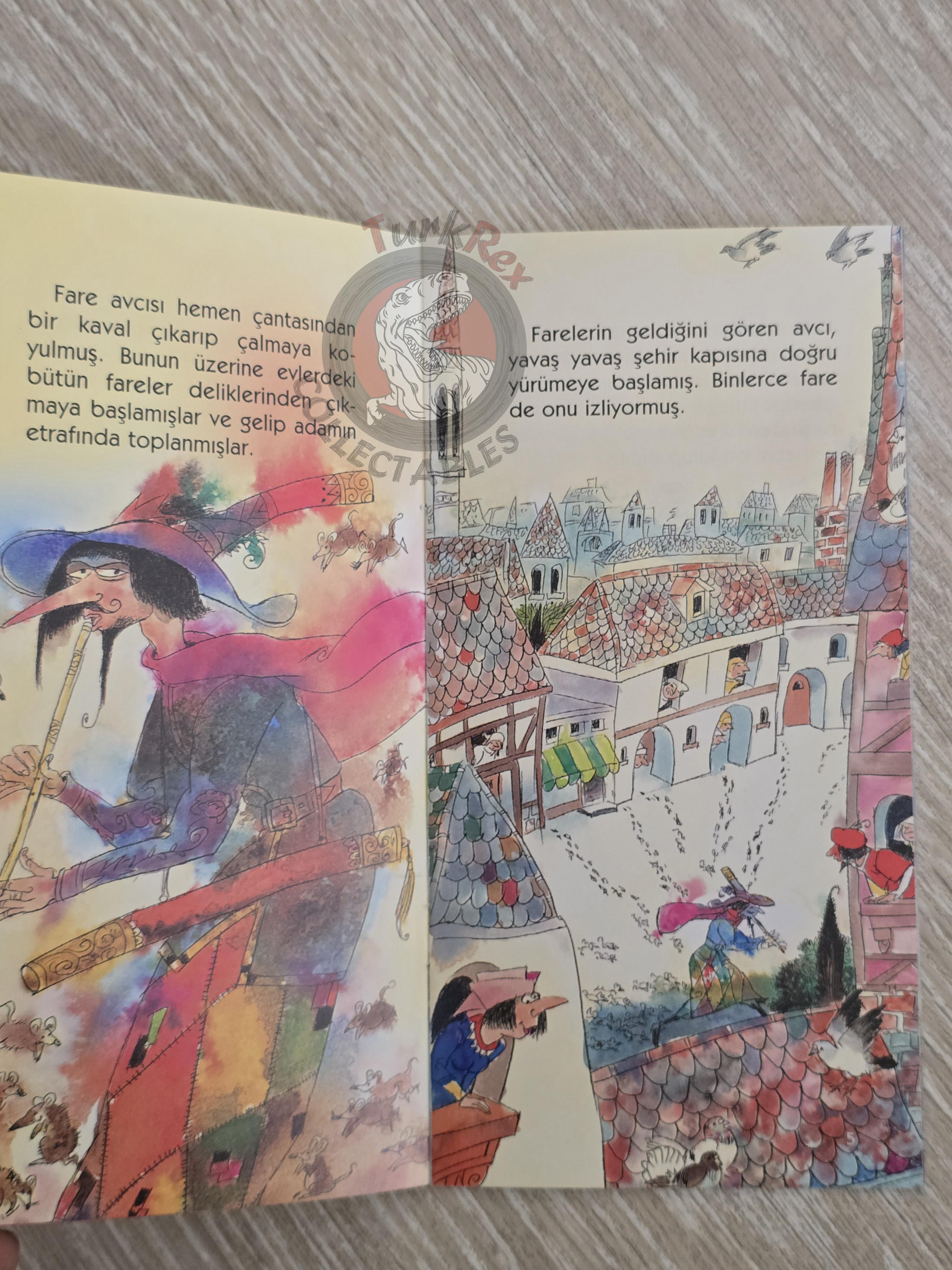 Grimm Brothers – Pied Piper of Hamelin 2011 Turkish Book Turkey Illustrated