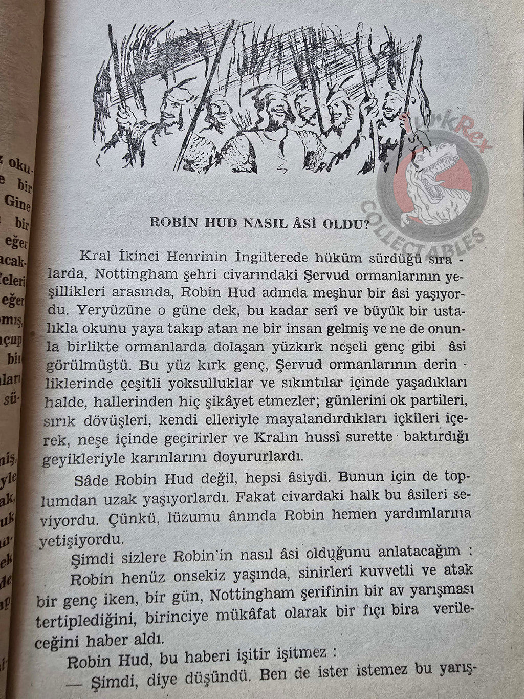 Robin Hood – Howard Pyle 1960s Turkish Book Turkey Illustrated