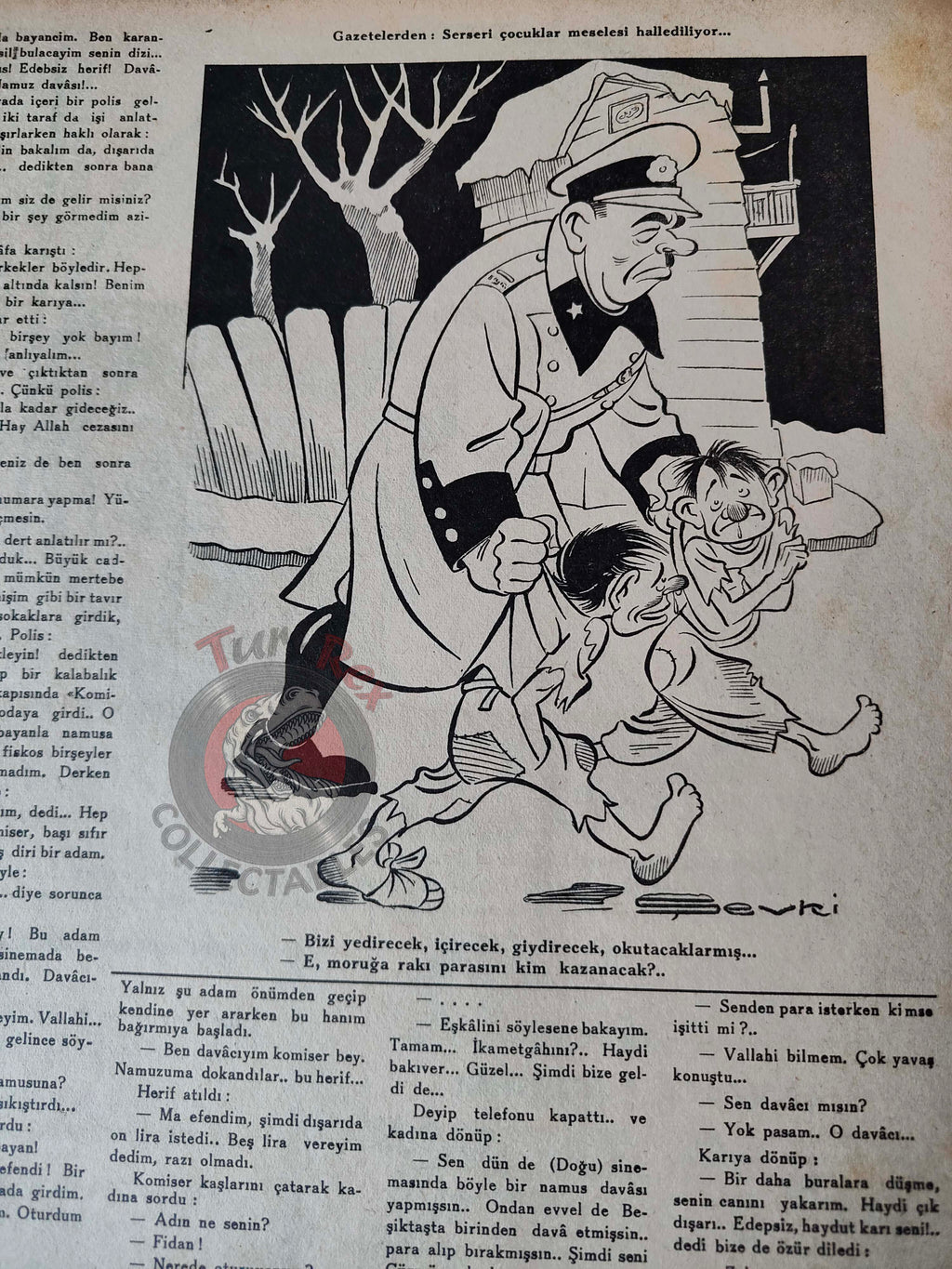 Akbaba 1945 Humor Magazine Turkish Turkey Germany Britain WW2 era United States Soviet Russia Japan