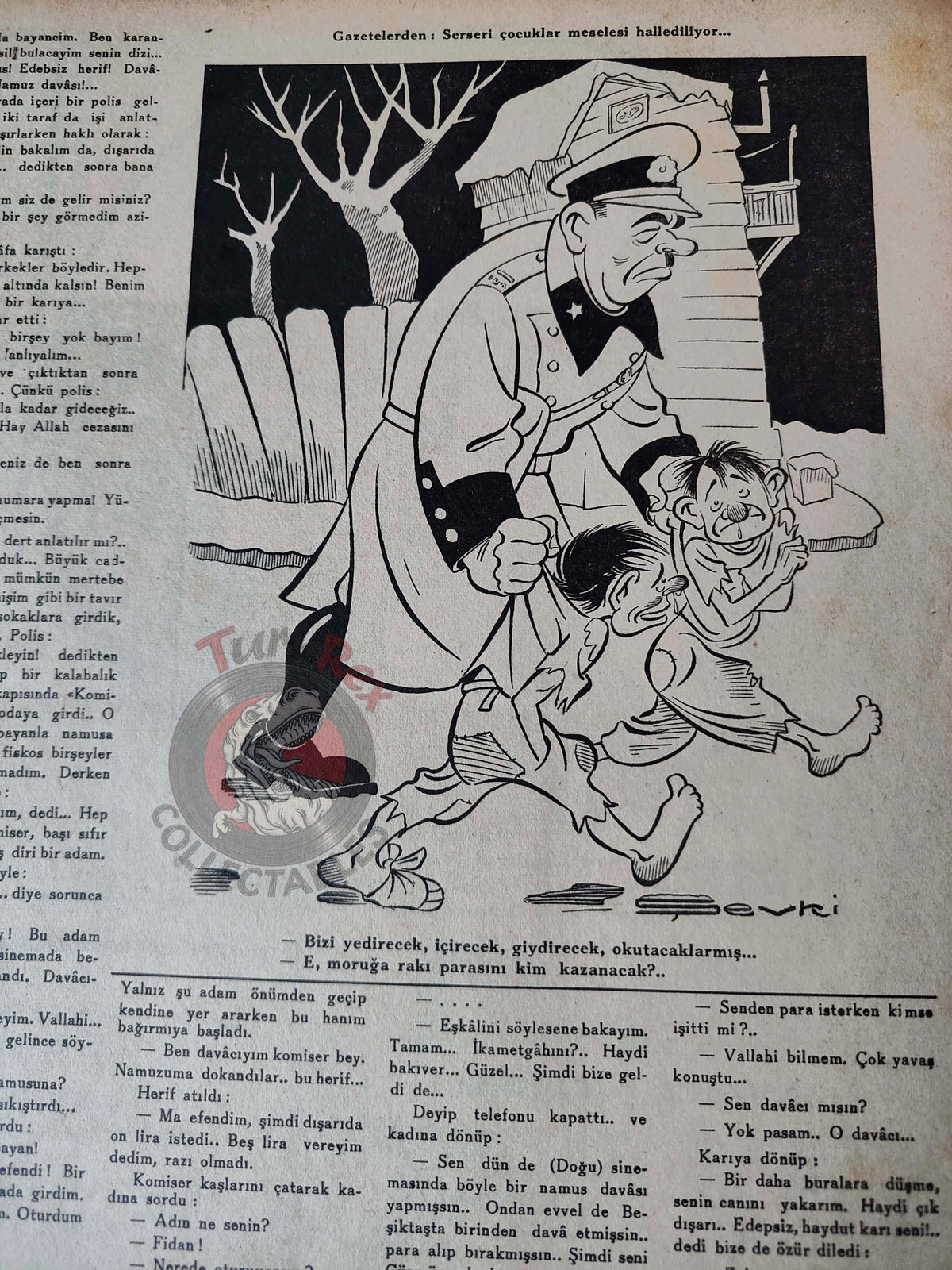 Akbaba 1945 Humor Magazine Turkish Turkey Germany Britain WW2 era United States Soviet Russia Japan