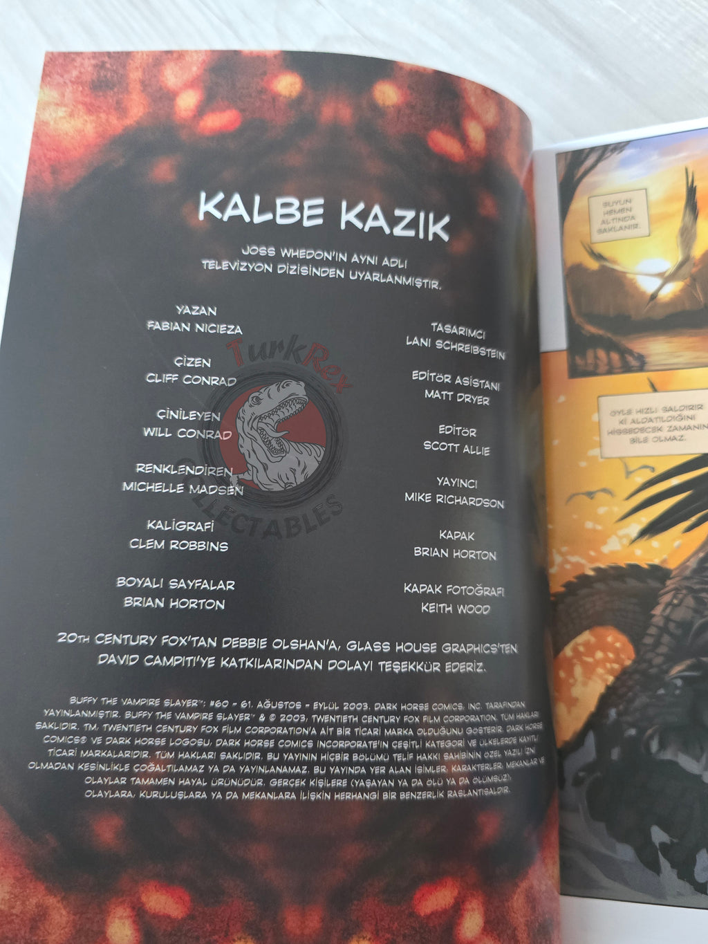 Buffy the Vampire Slayer  – A Stake To The Heart Turkish Comic Turkey #60 #61 #62 #63