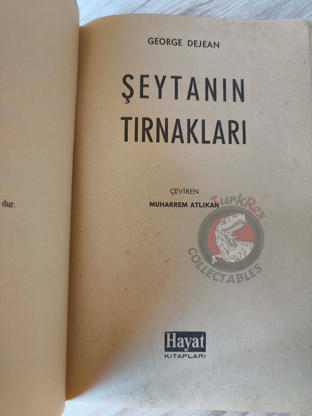 Georges Simenon – Les Griffes du Malin 1967 1st Turkish Book Turkey