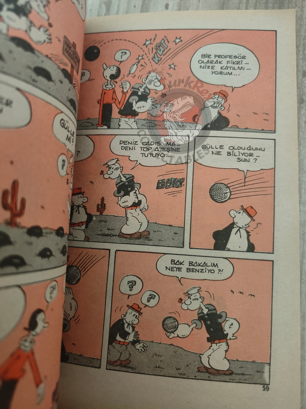 Popeye the Sailor Man #1 late 1980s Turkish Comic Turkey Agepresse