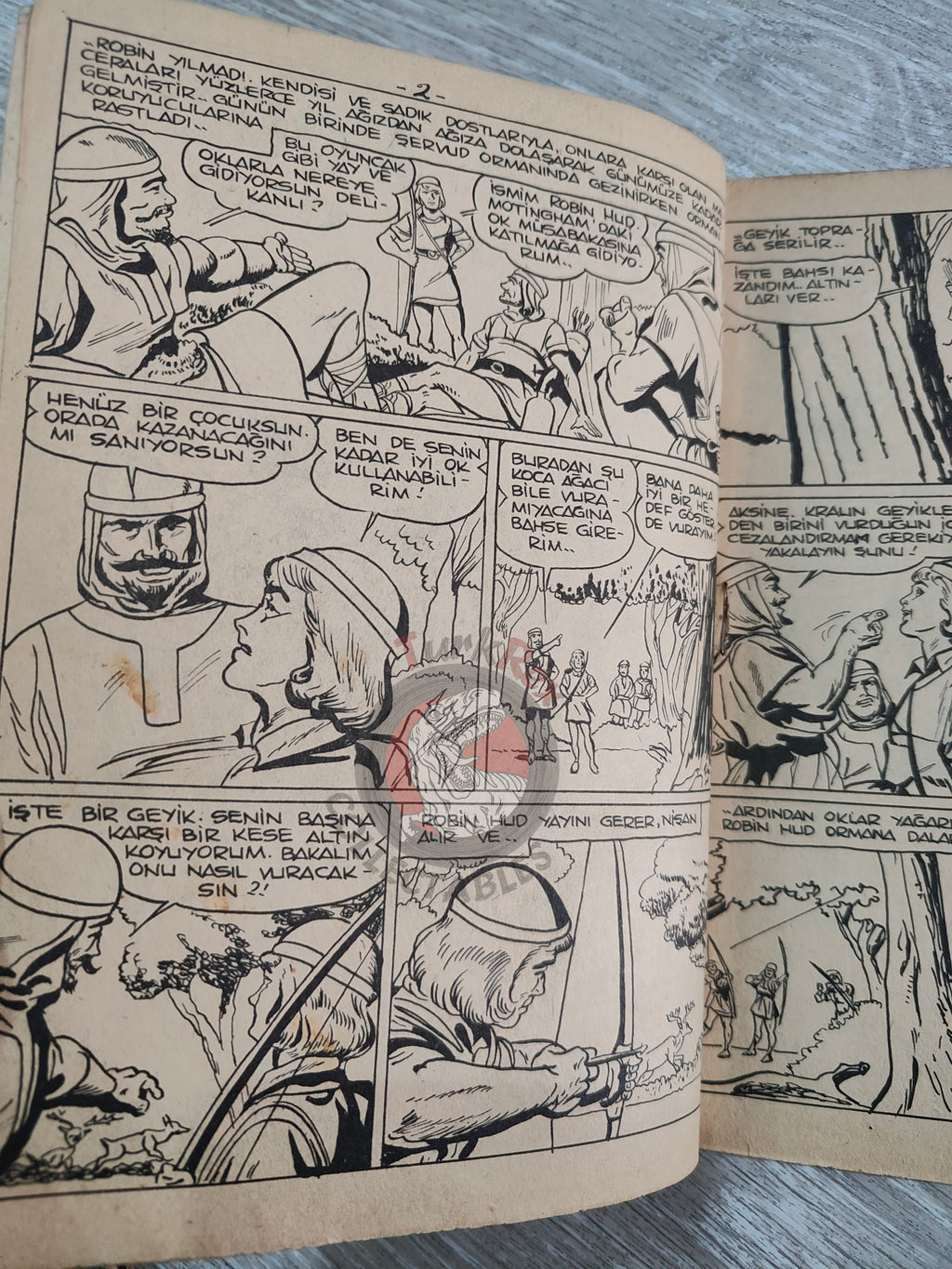 Robin Hood 1962 Turkish Comic Turkey Classics Illustrated