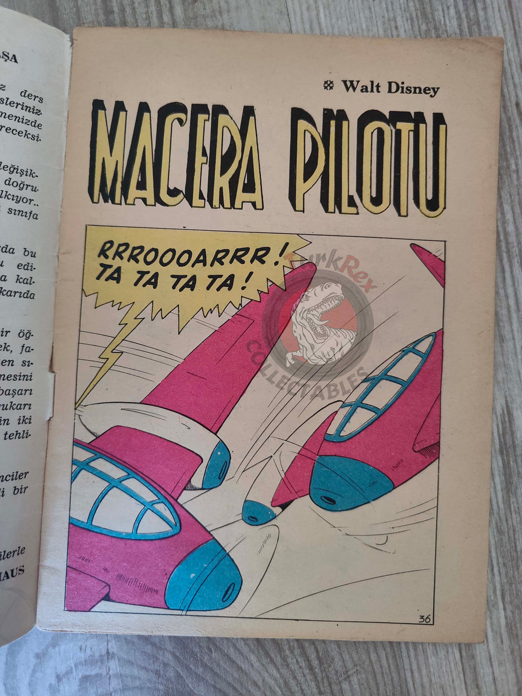 Mickey Mouse Mag #10 1970 Turkish Comic Turkey Walt Disney Donald Duck