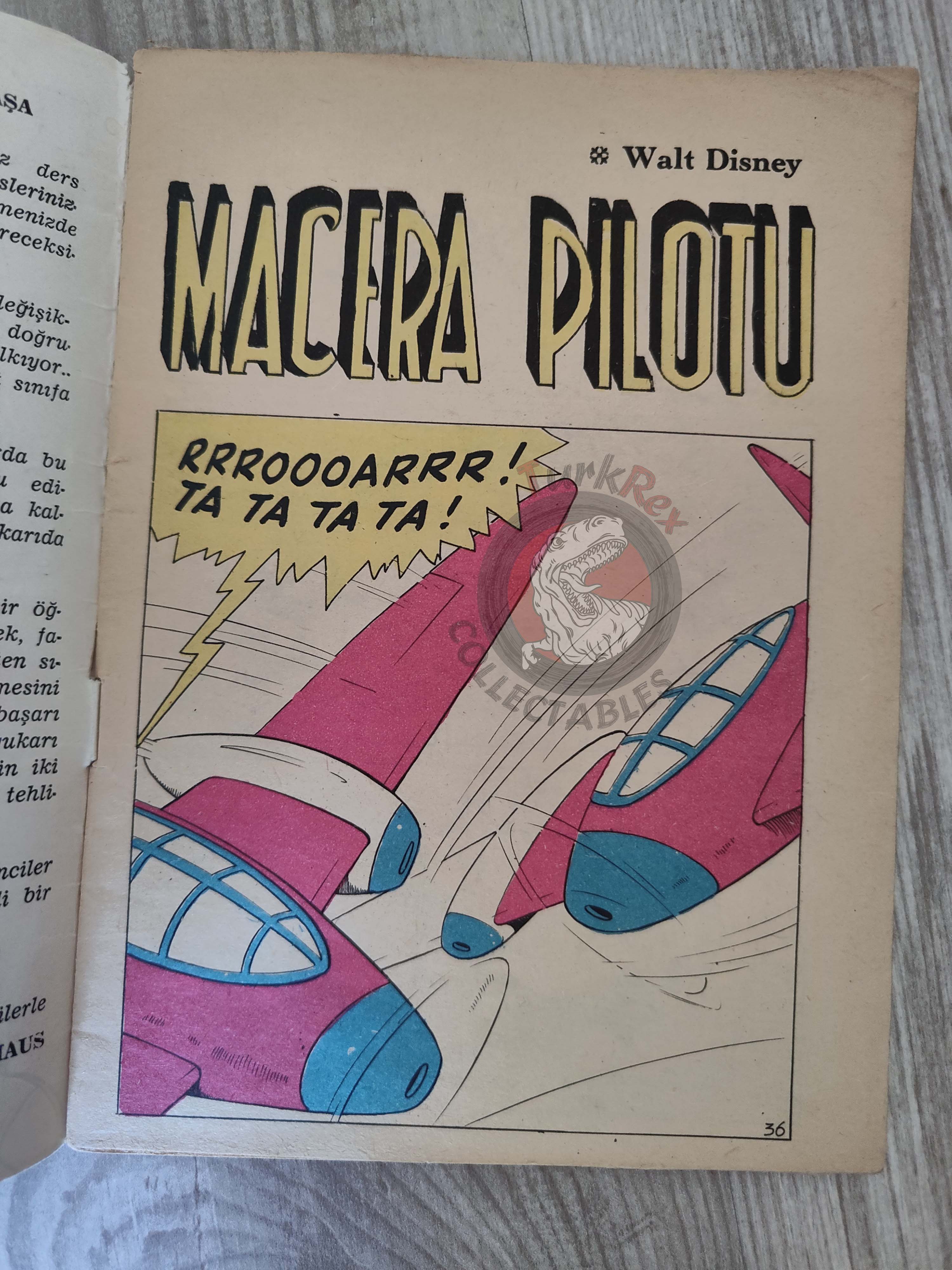 Mickey Mouse Mag #10 1970 Turkish Comic Turkey Walt Disney Donald Duck
