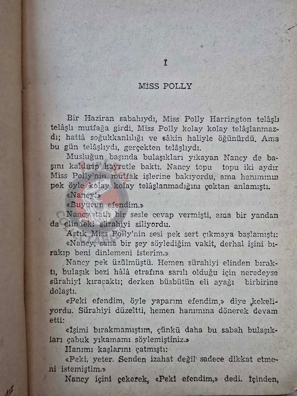 Eleanor H. Porter – Pollyanna 1955 Turkish Book Turkey