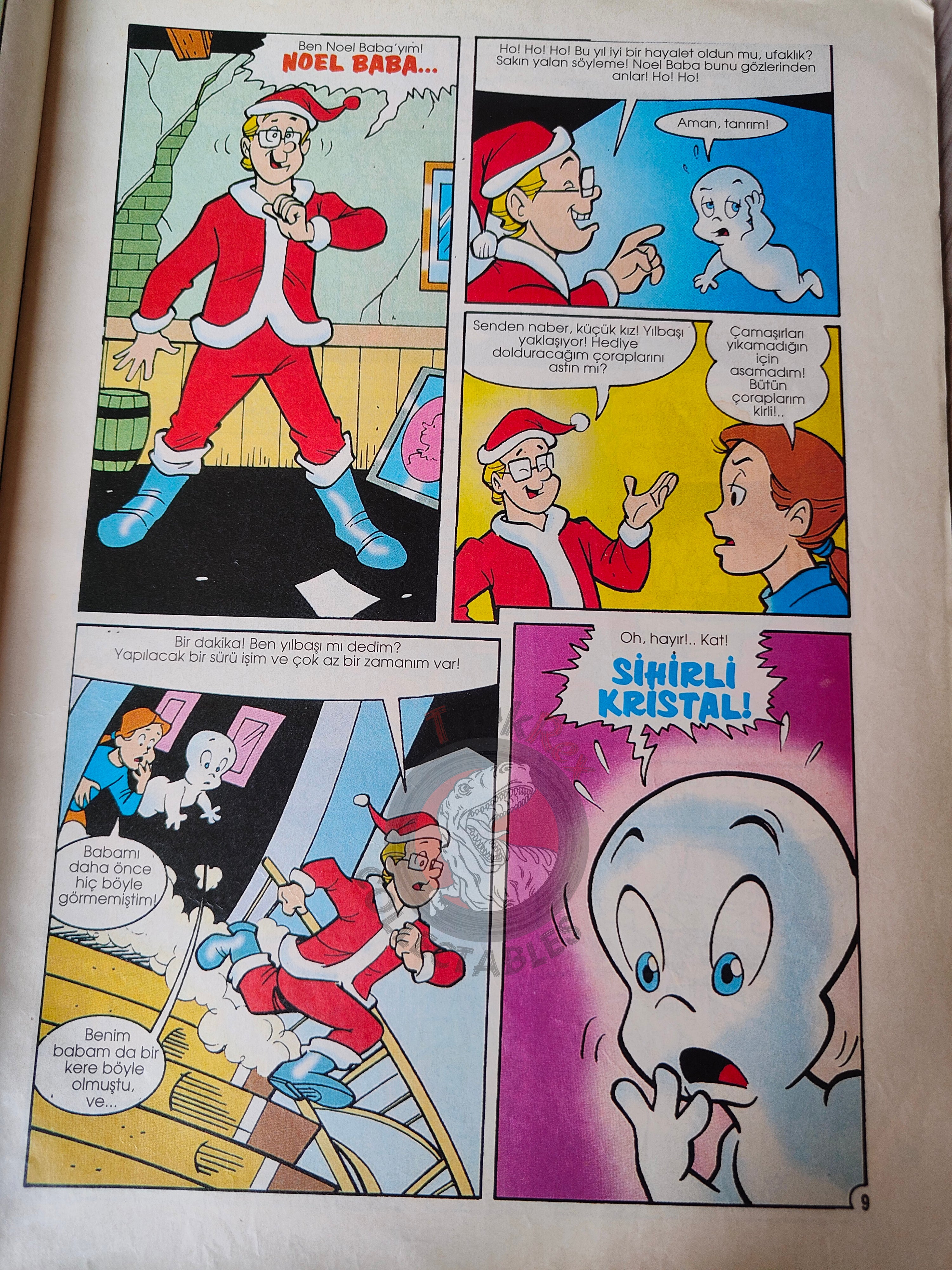 Casper the Friendly Ghost Magazine – Issue #4 1995 Turkish Comic Turkey