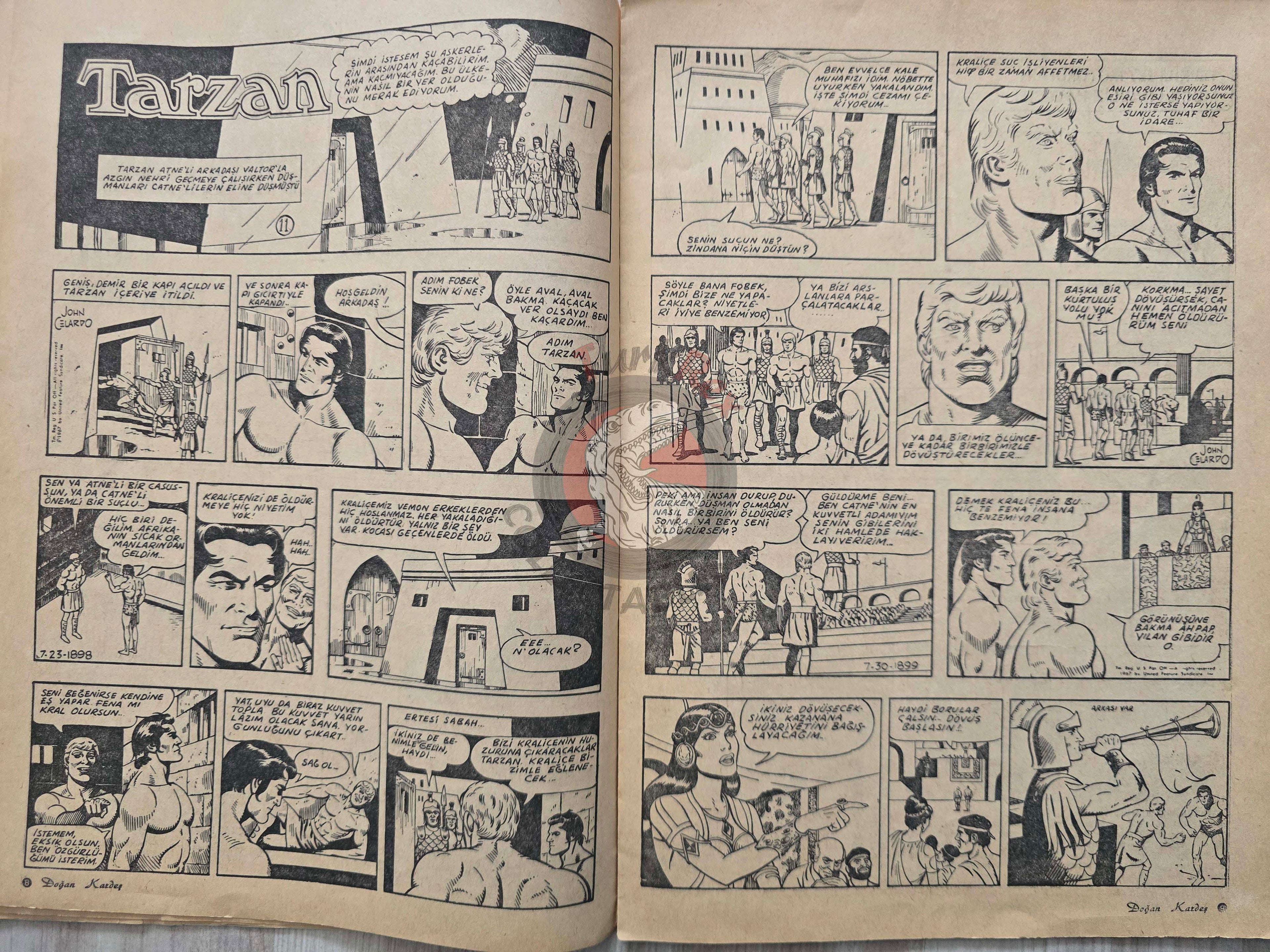 Doğan Kardeş 1969 Magazine #118 Turkish Comic Turkey Zero X, Dennis the Menace