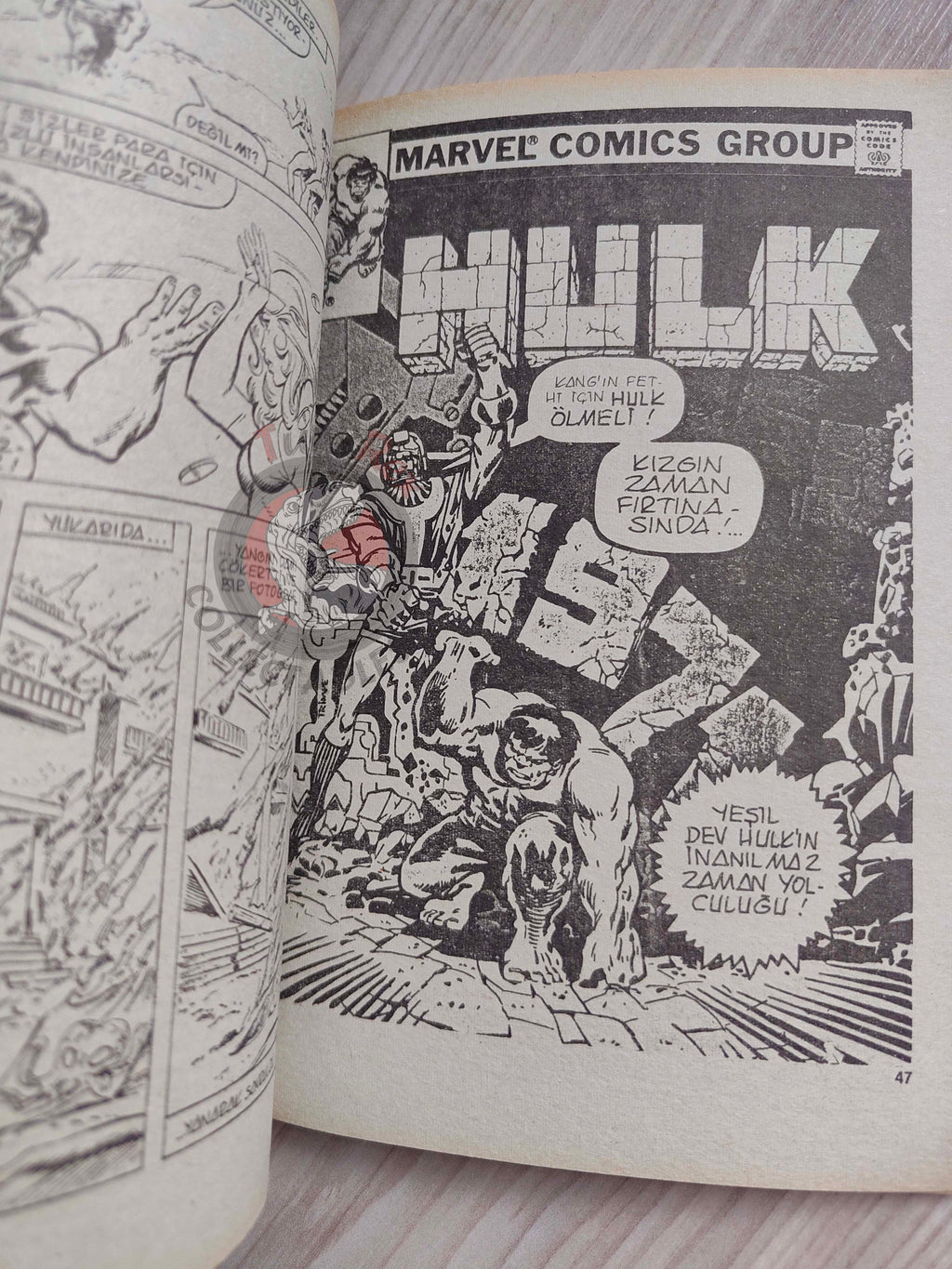Hulk #8 1988 Turkish Comic Turkey cover #13 #135