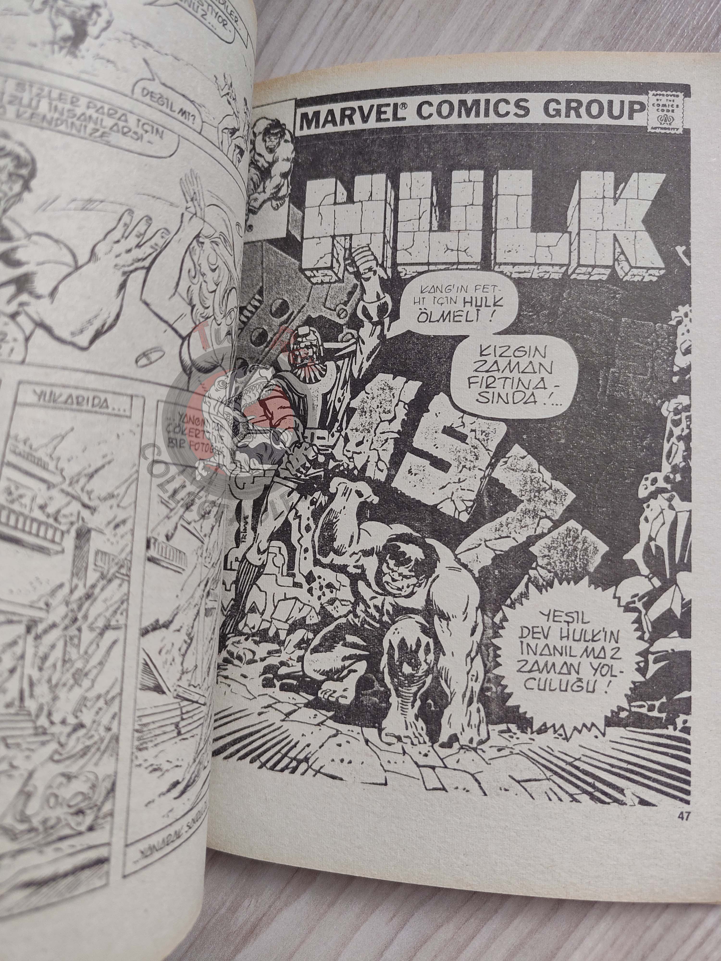 Hulk #8 1988 Turkish Comic Turkey cover #13 #135