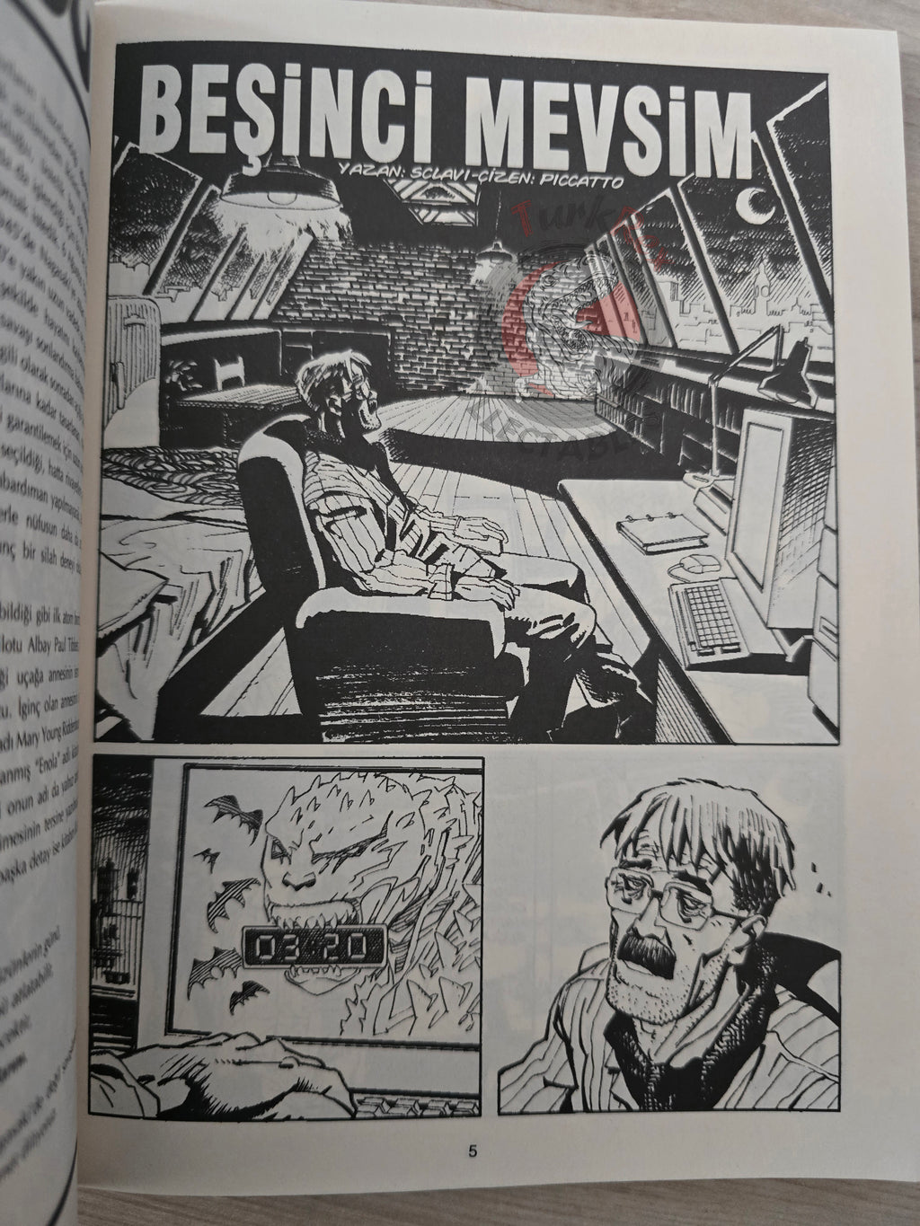 Dylan Dog #19 2016 Turkish Comic Turkey #117 La quinta stagione