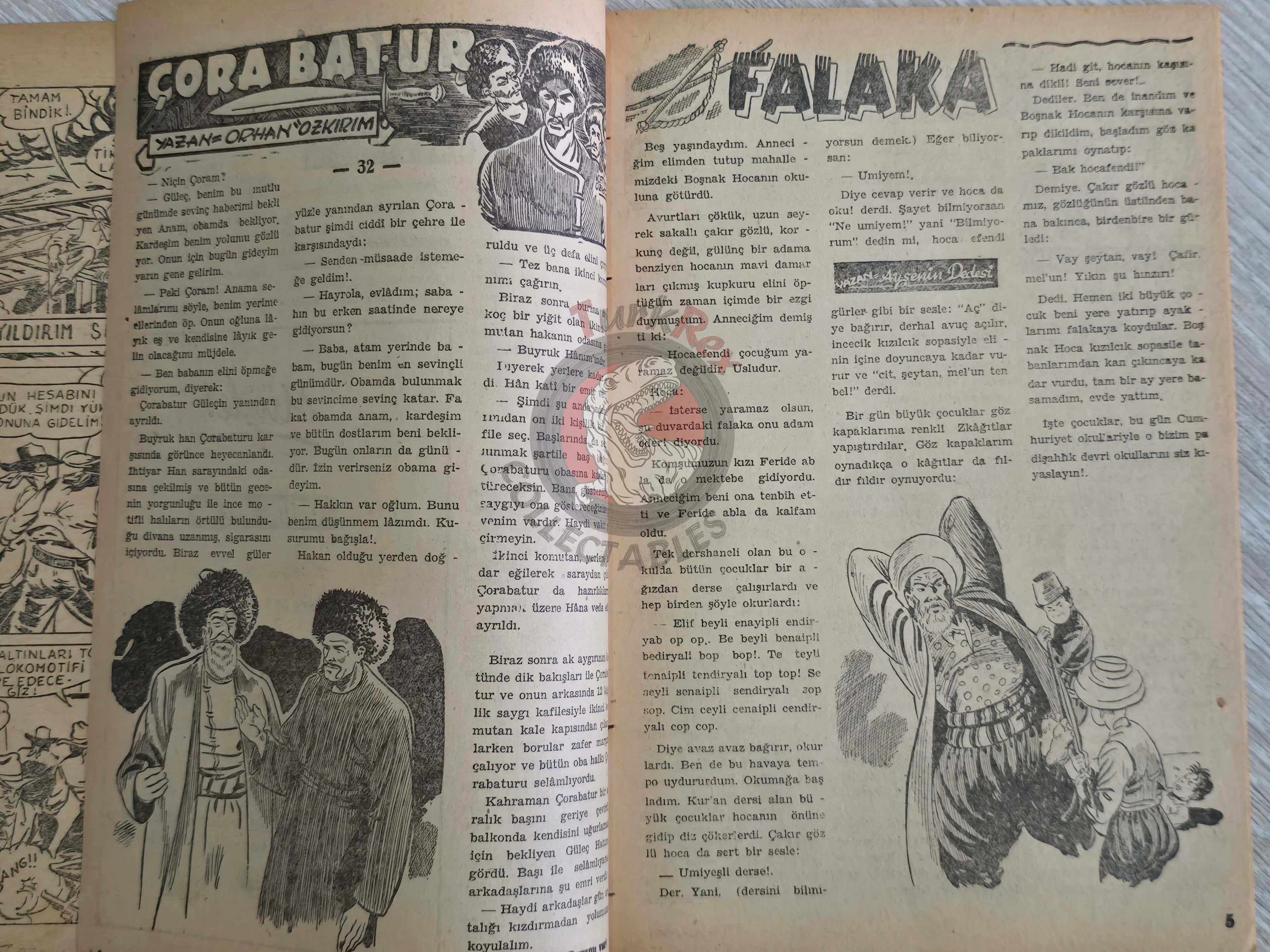 Çocuk Alemi #43 Captain Marvel Jr 1947 Don Winslow of the Navy Turkish Comic Turkey