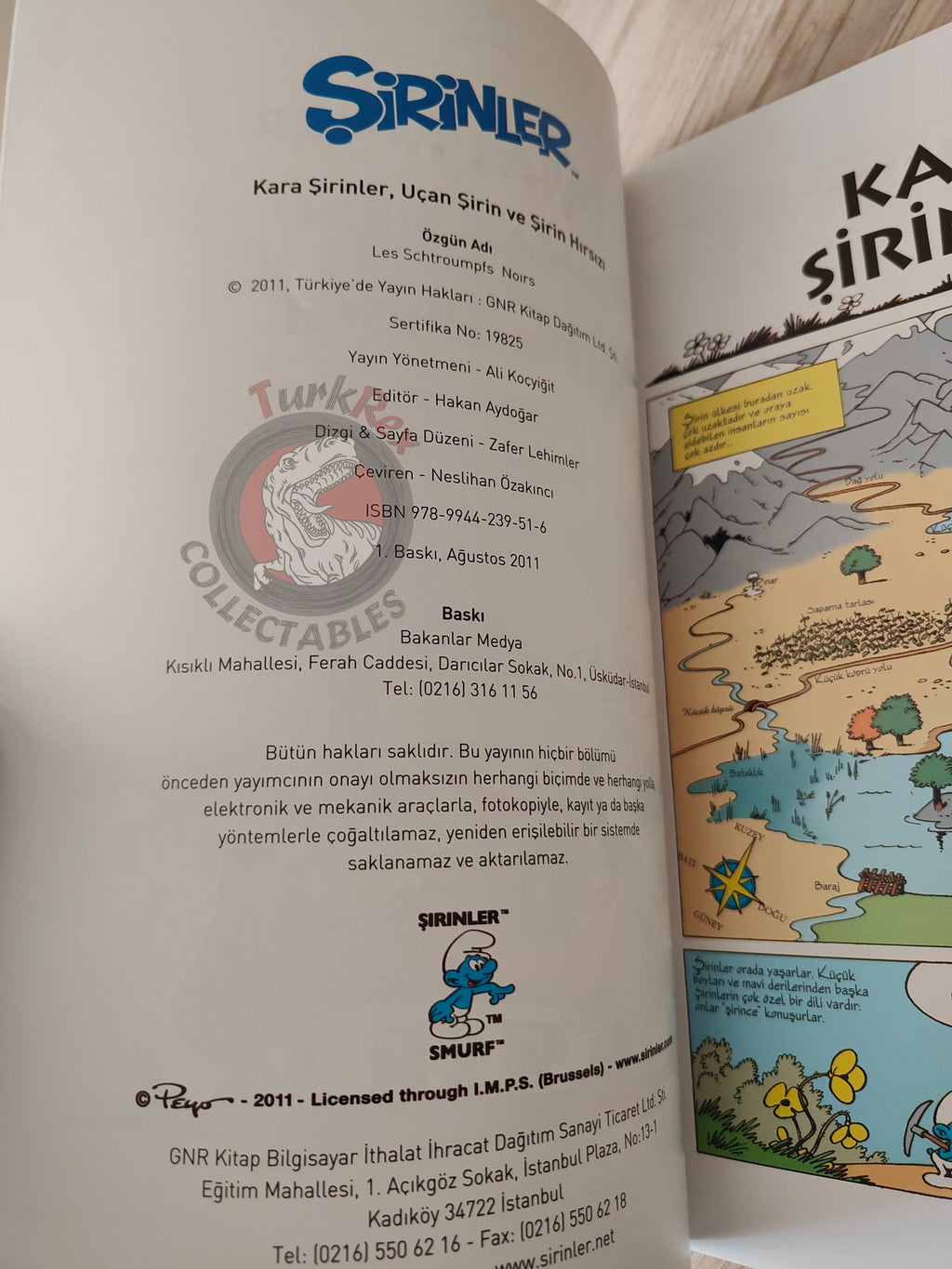 The Smurfs #1 The Black Smurfs 2011 Turkish Comic Turkey Schtroumpf