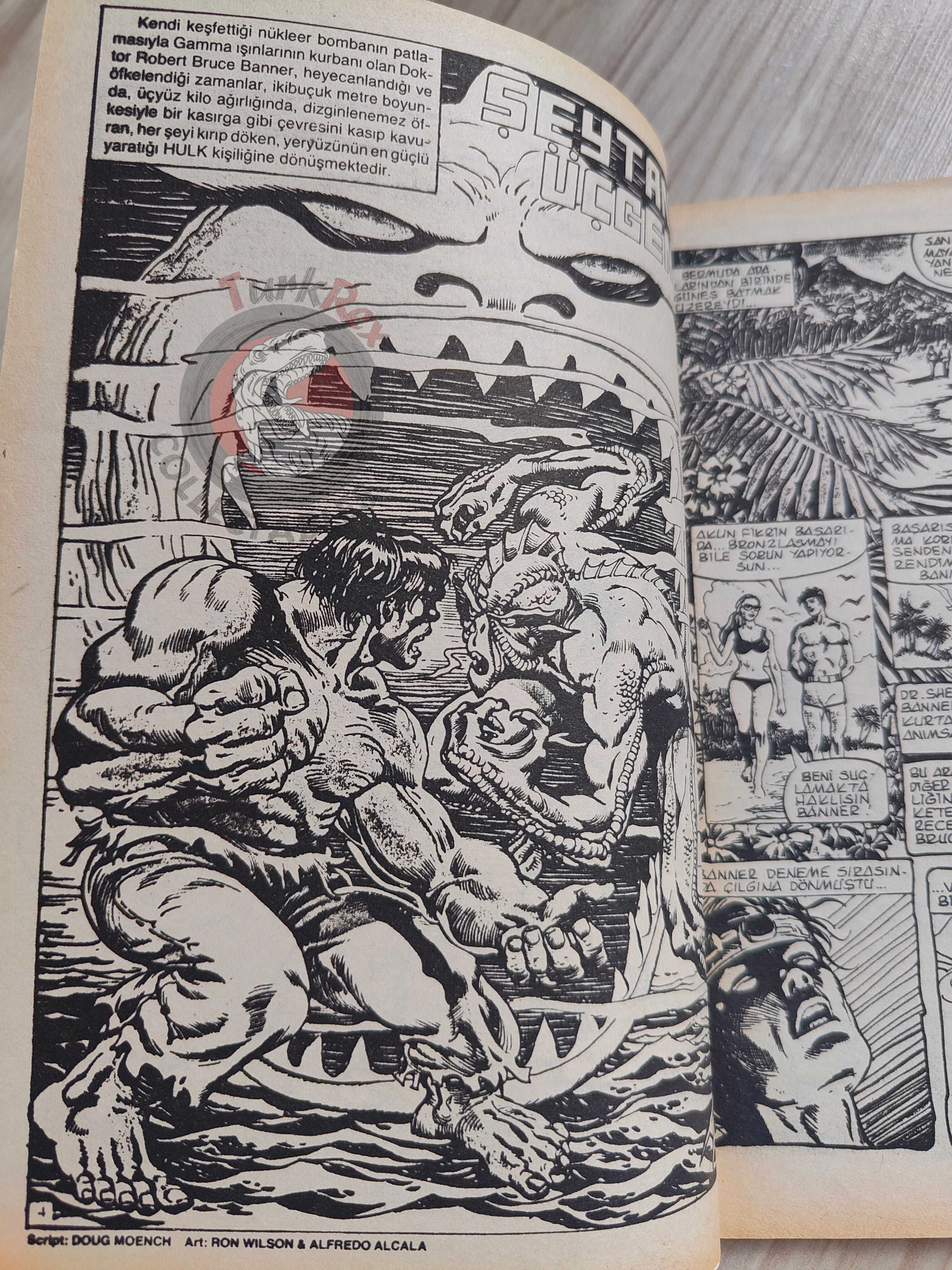 Hulk #5 1987 Turkish Comic Turkey cover #22 #132